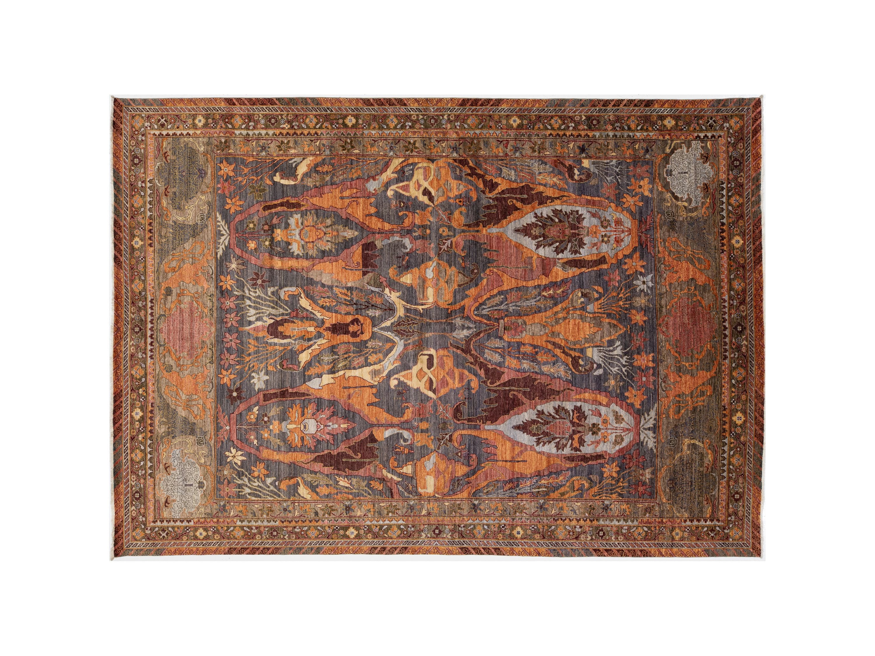 Modern Bidjar Wool Rug 10 X 14