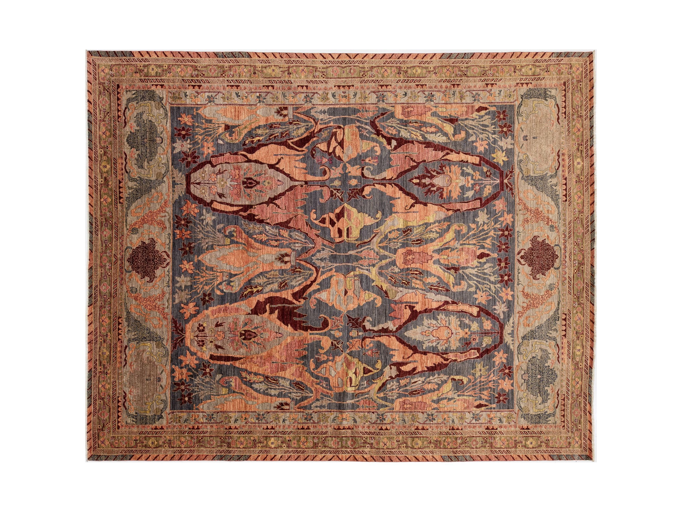 Modern Bidjar Wool Rug 12 X 15