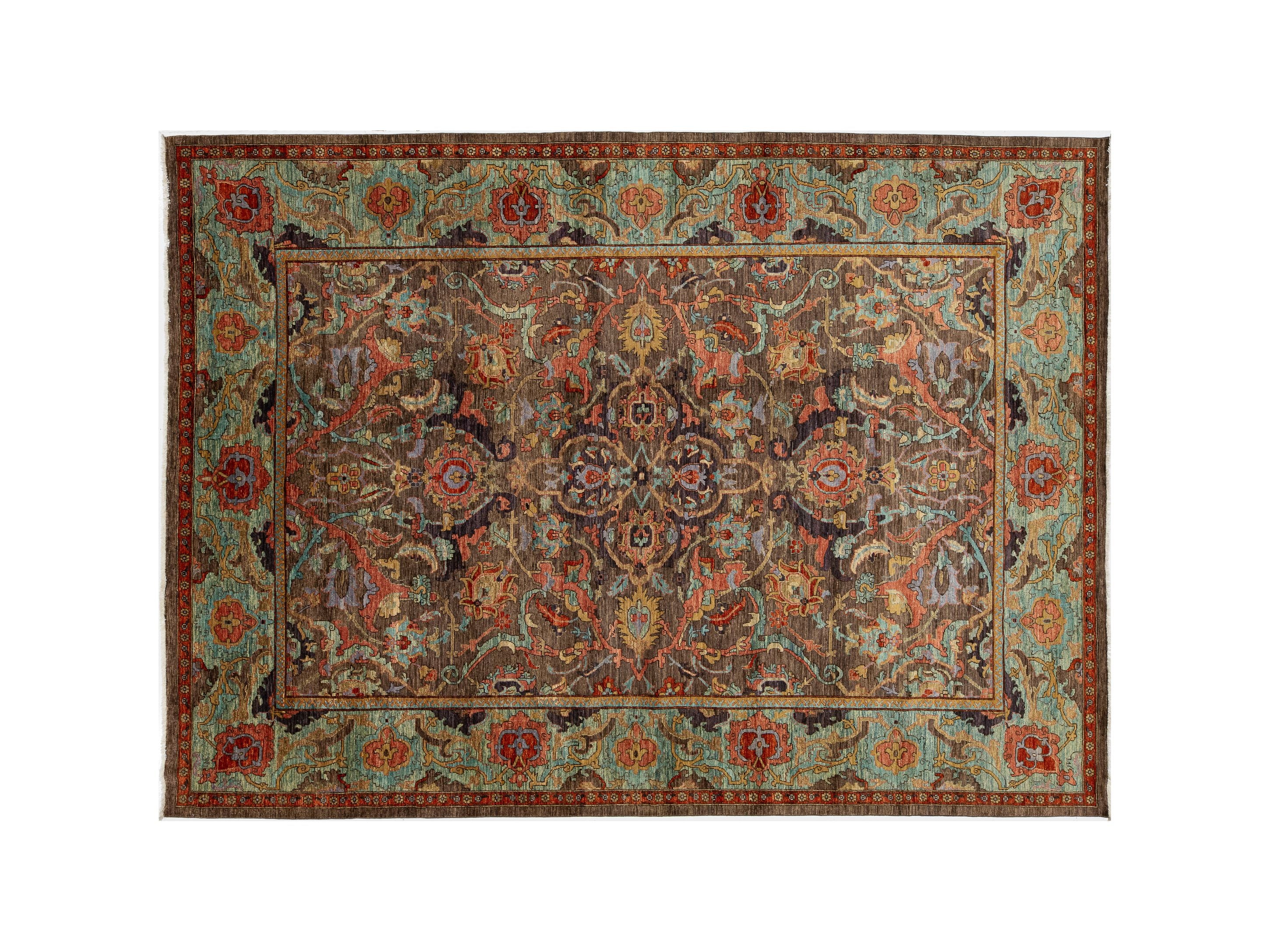Modern Bidjar Wool Rug 10 X 14
