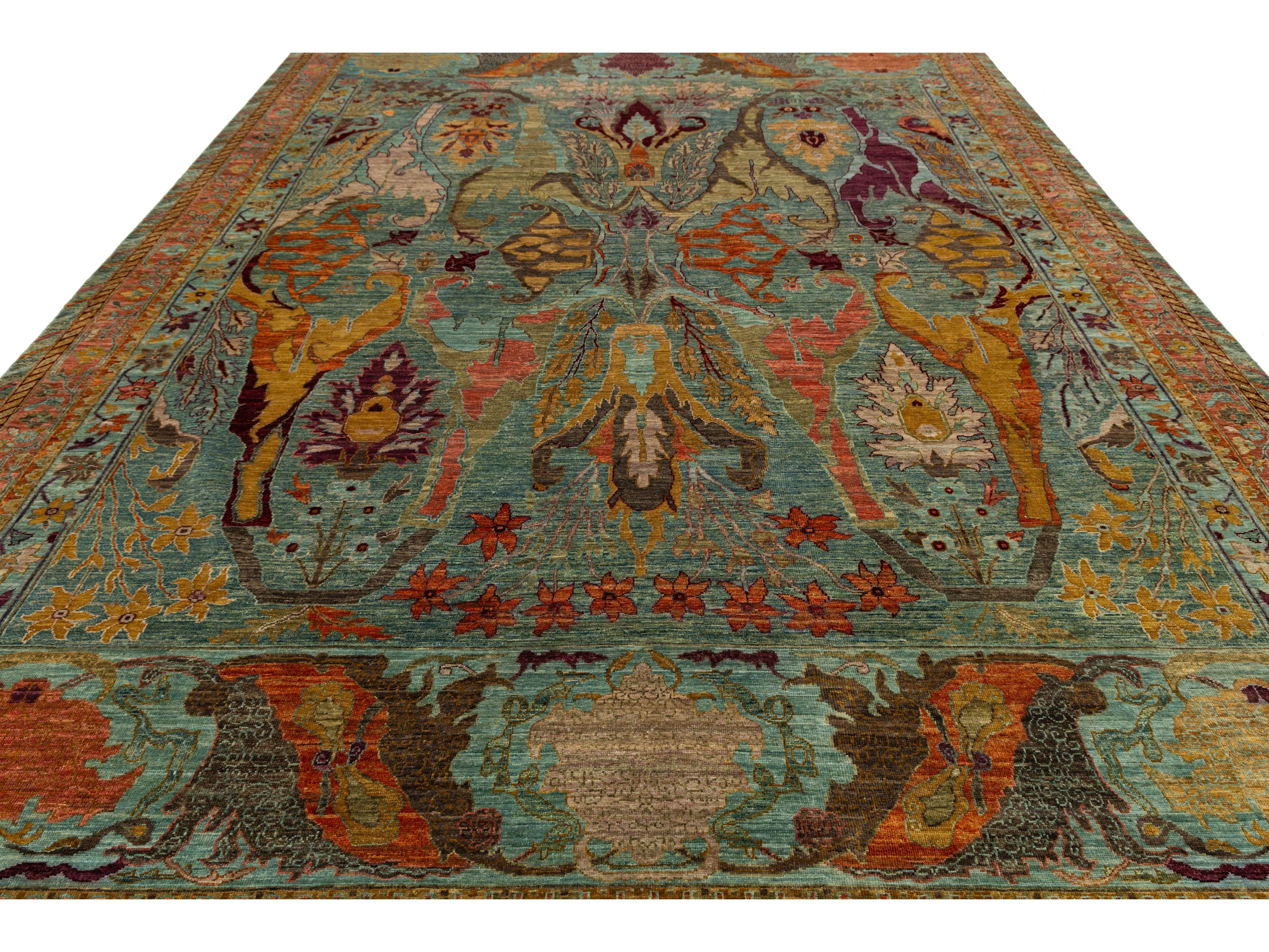 Modern Bidjar Wool Rug 10 X 14