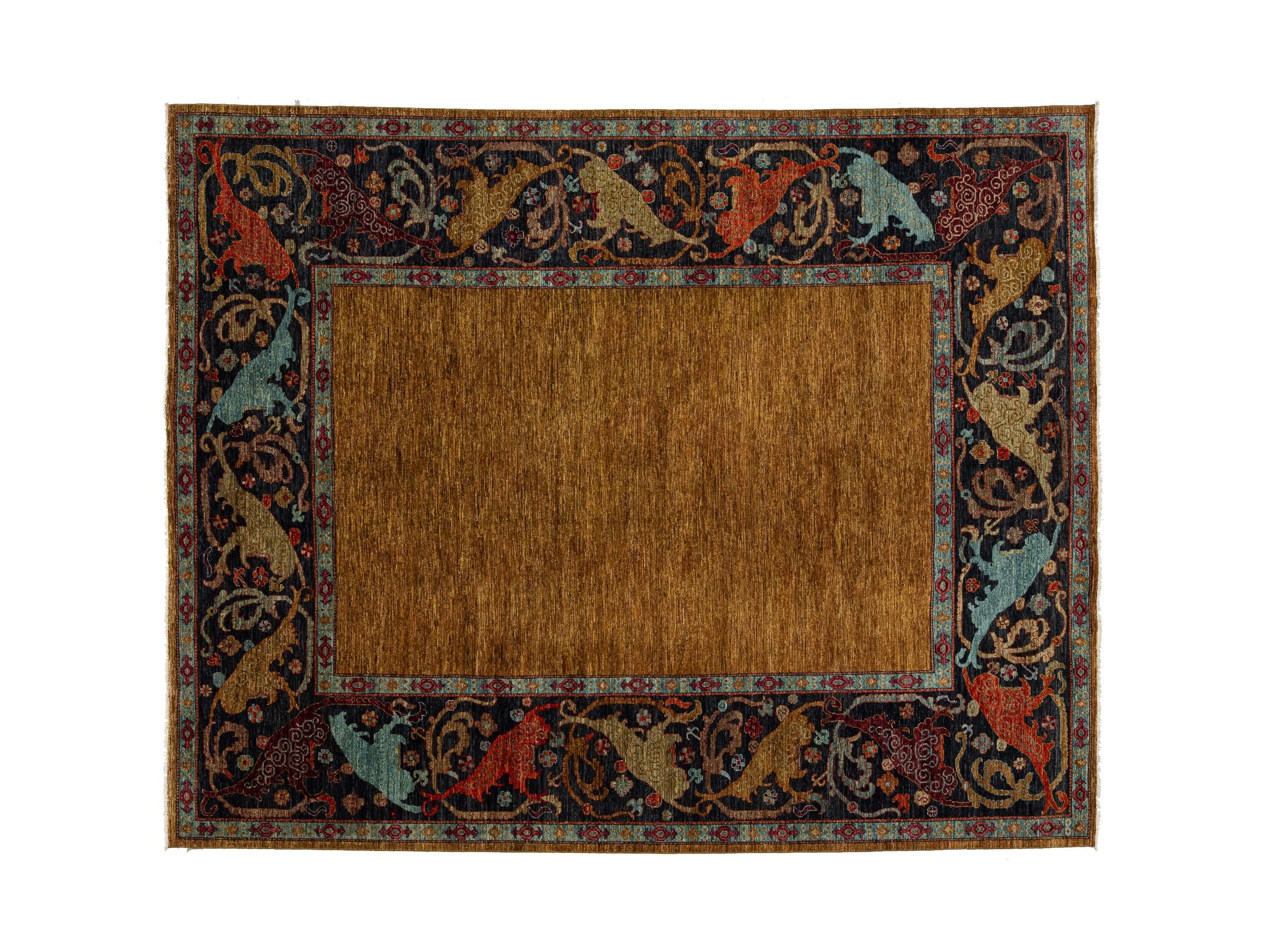 Modern Bidjar Wool Rug 9 X 12