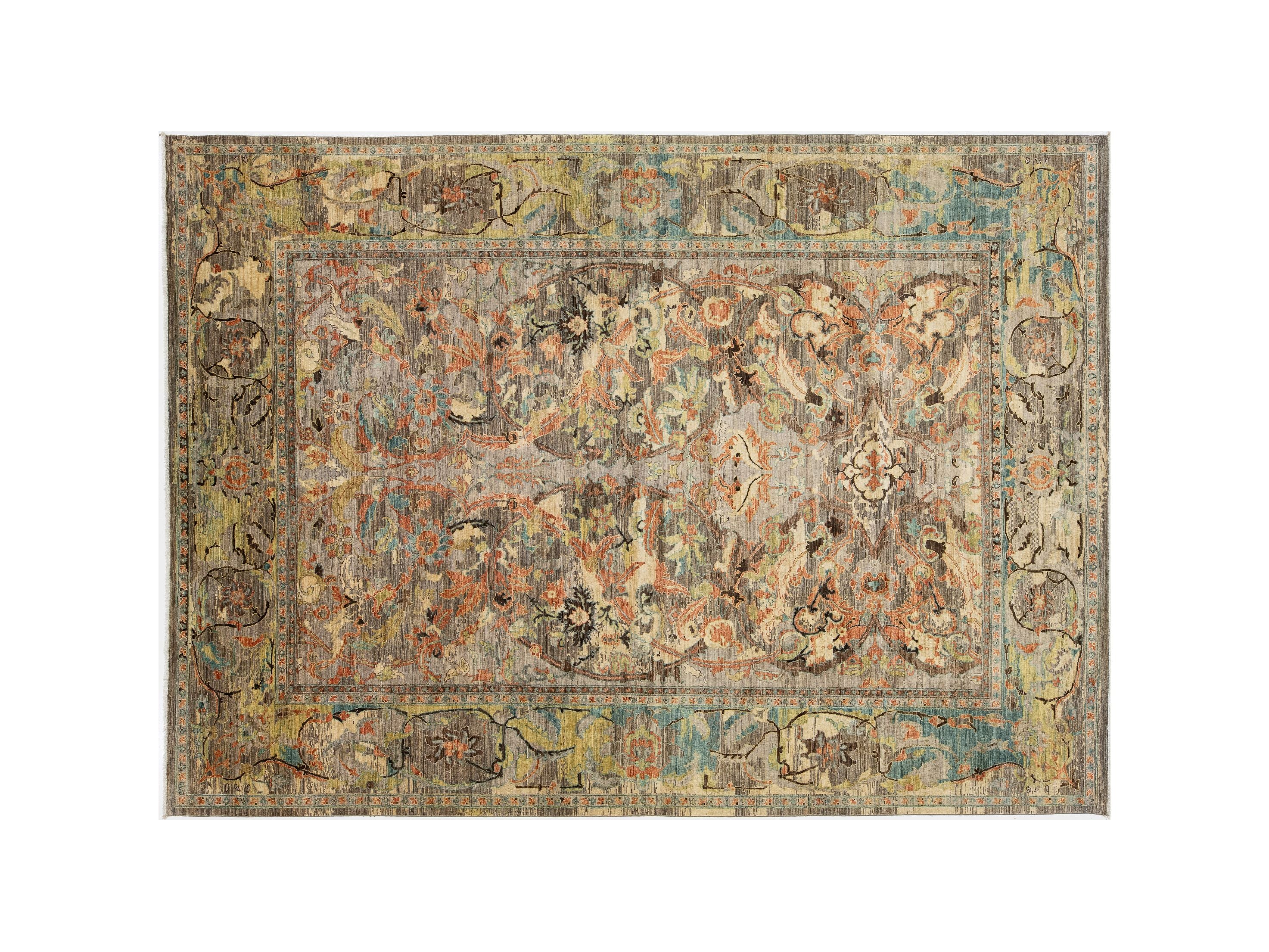 Modern Bidjar Wool Rug 10 X 14
