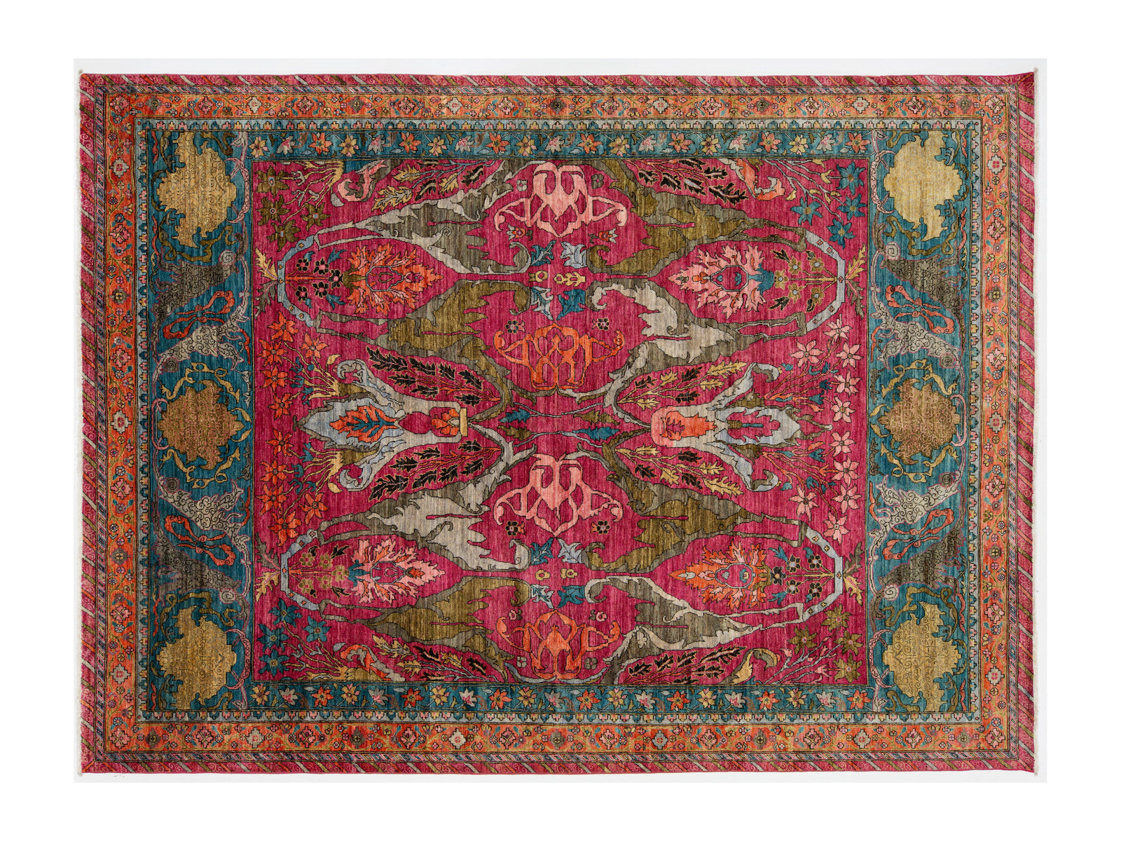 Modern Bidjar Wool Rug 9 X 12