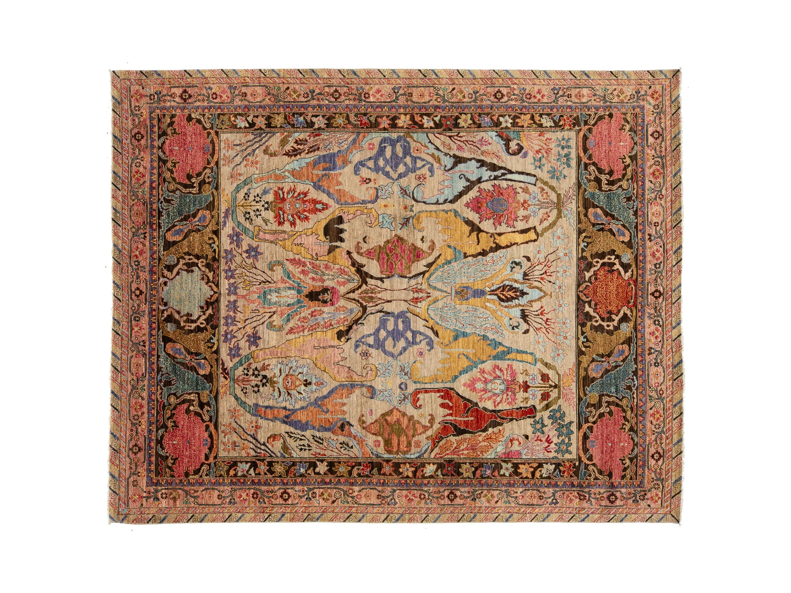 Modern Bidjar Wool Rug 8 X 10