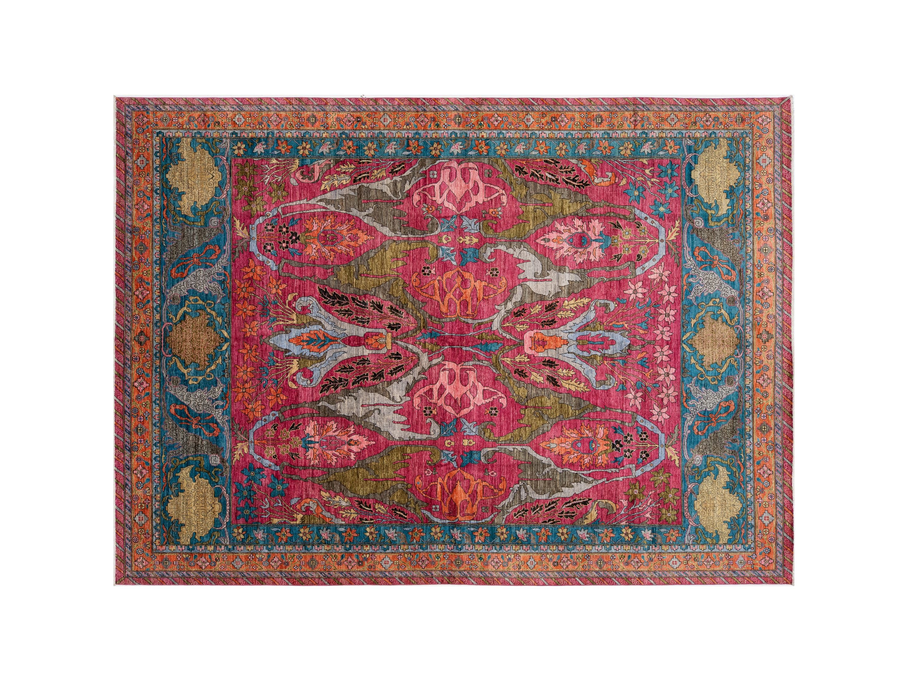 Modern Bidjar Wool Rug 10 X 14