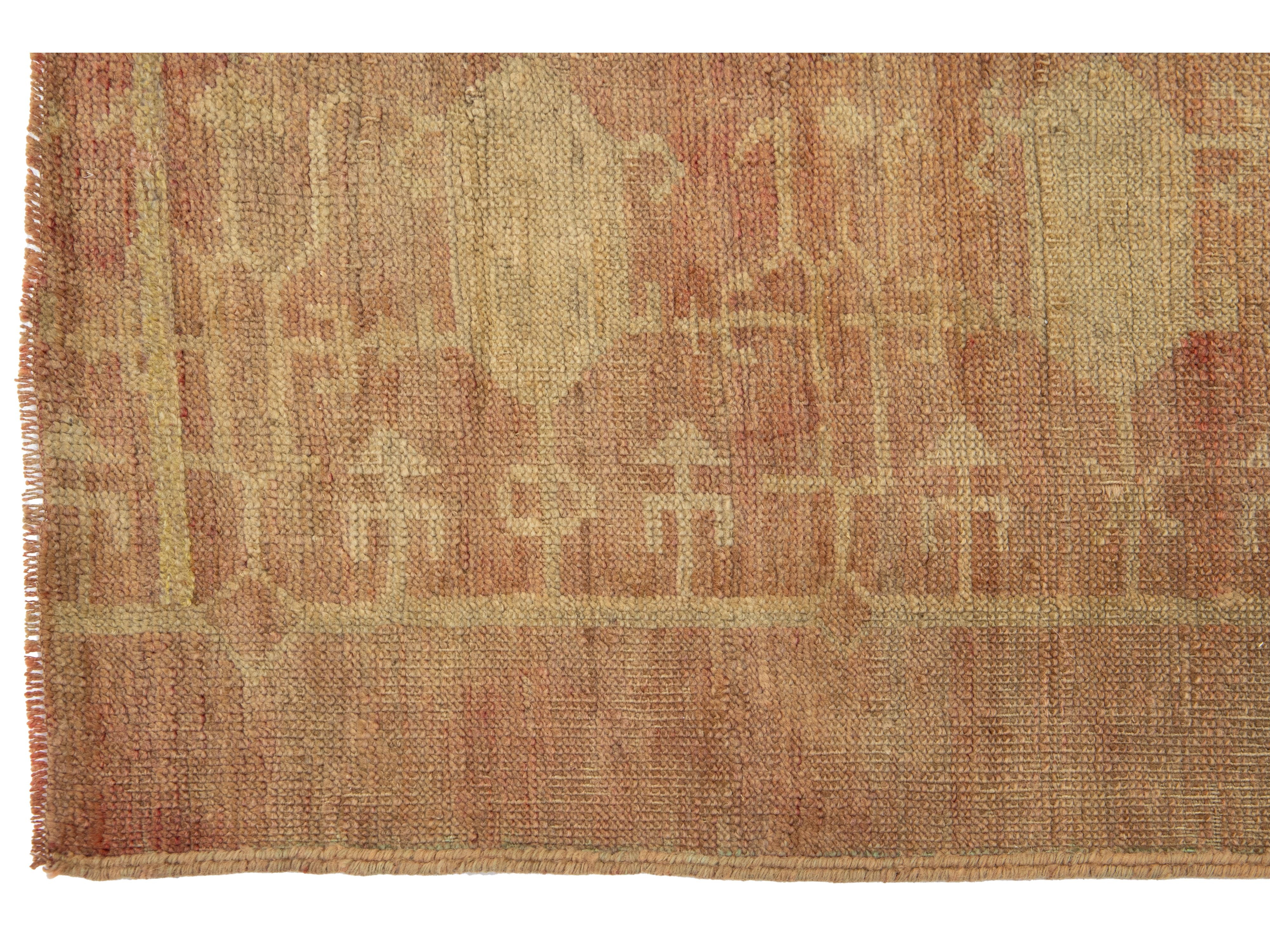 Vintage Turkish Anatolian Wool Runner Rug 2 X 8