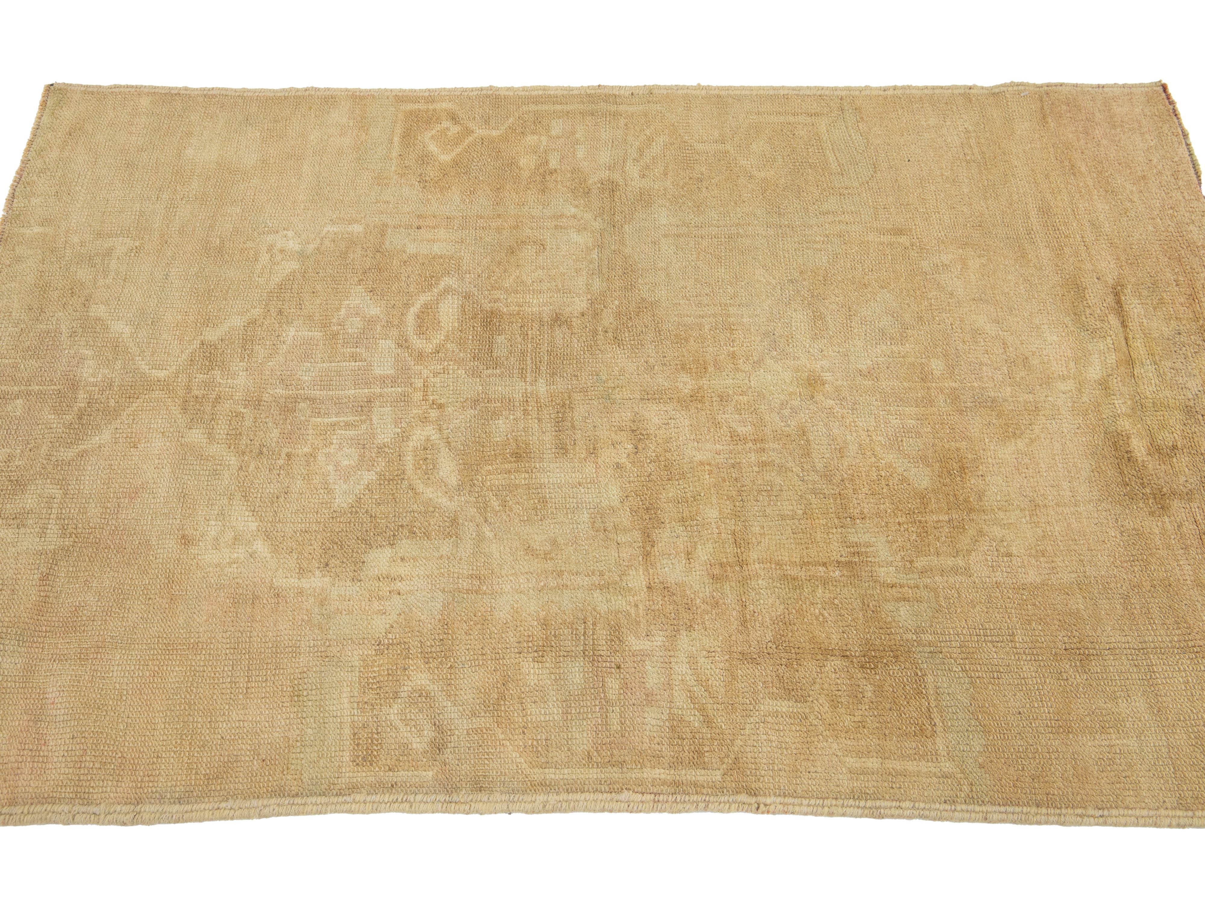 Vintage Turkish Anatolian Wool Rug 3 X 5