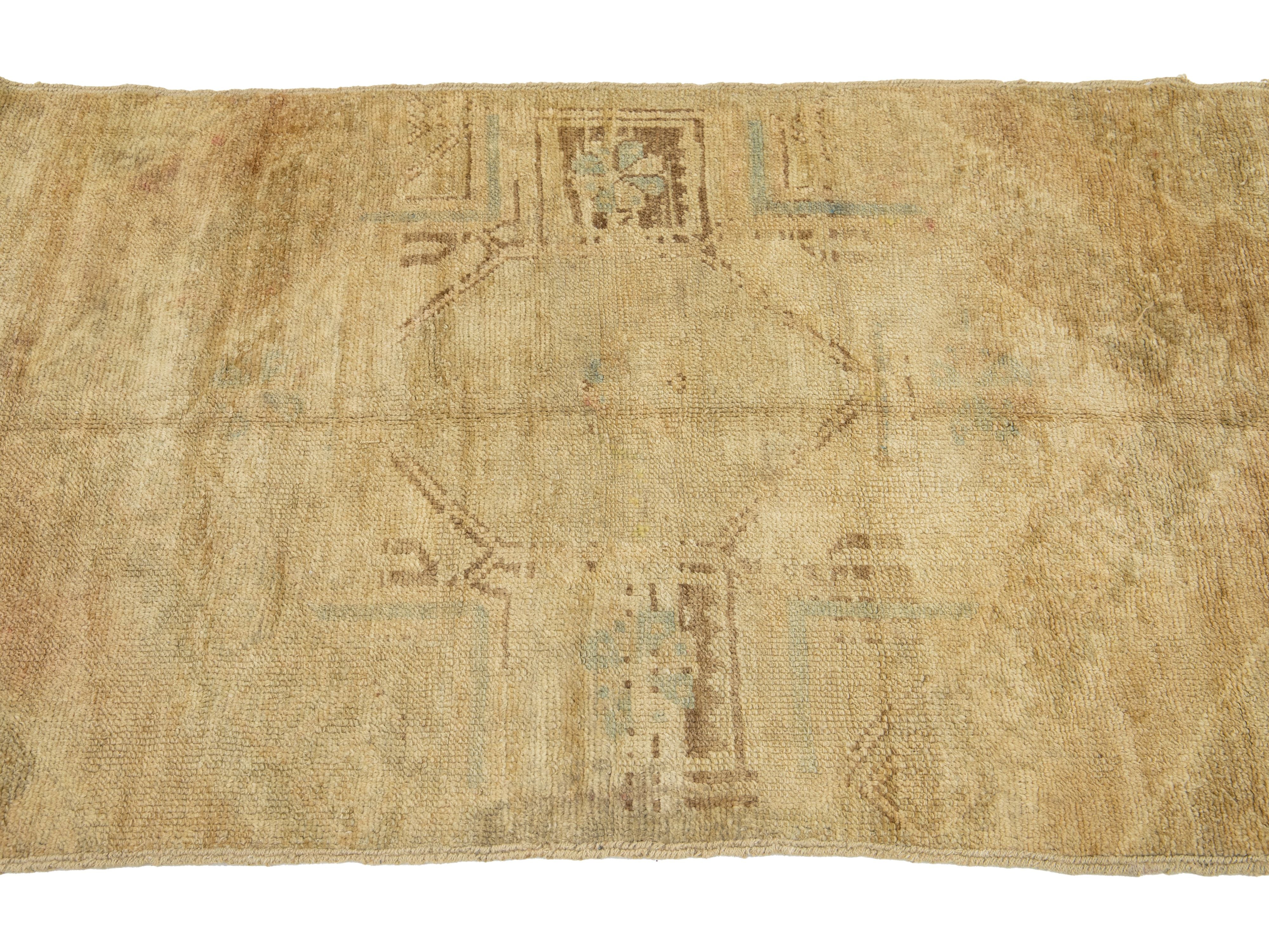 Vintage Turkish Anatolian Wool Rug 3 X 4