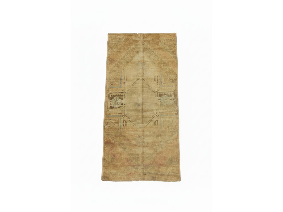 Vintage Turkish Anatolian Wool Rug 3 X 4