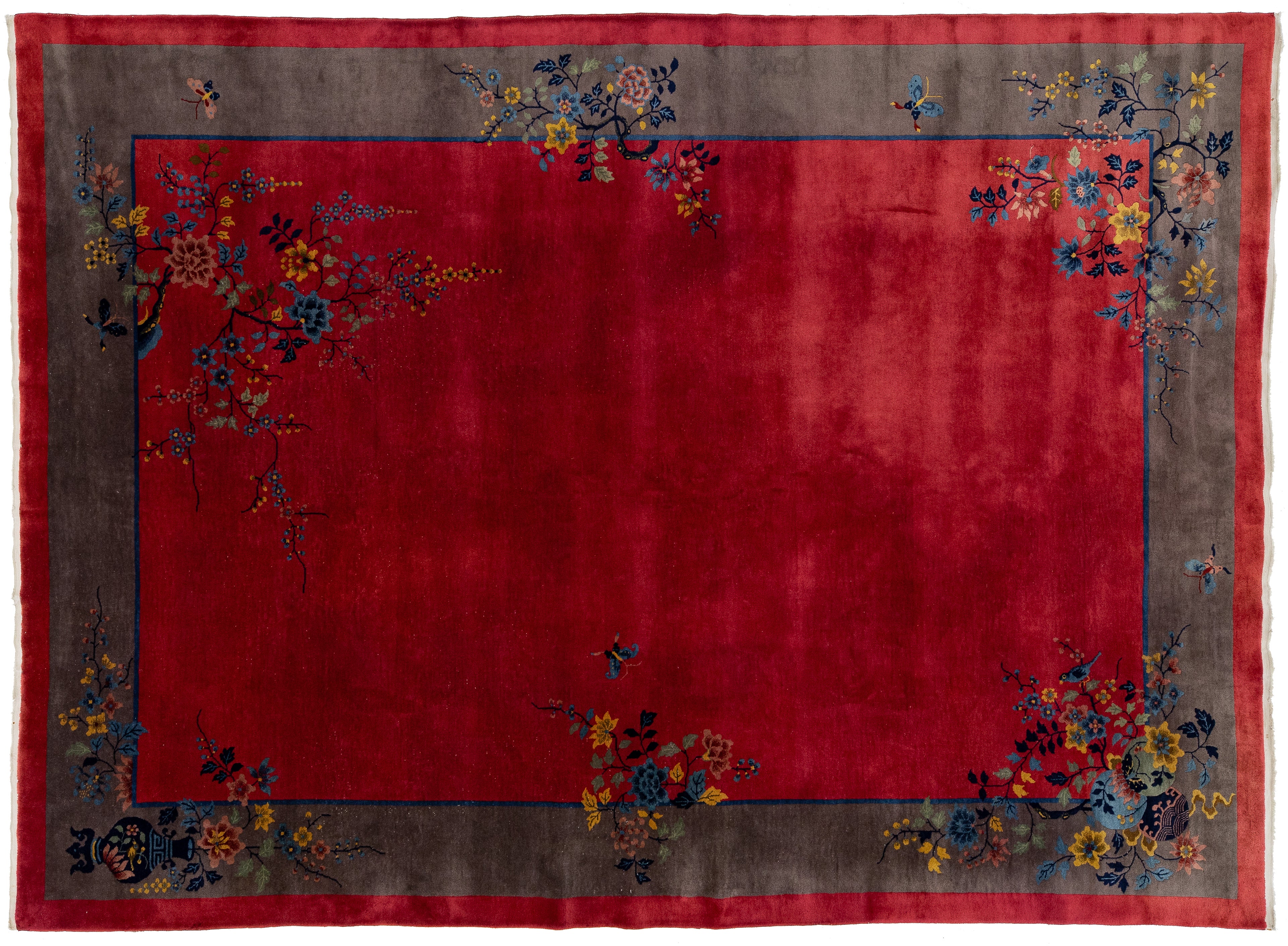 Antique Art Deco Chinese Rug 10 X 13