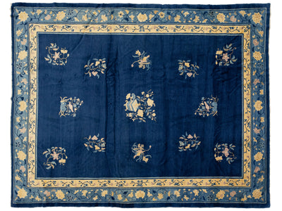 Antique Art Deco Chinese Rug 9 X 12