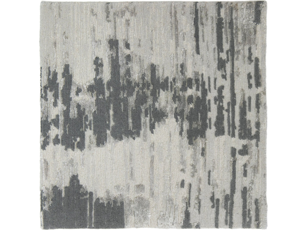 Modern Wool and Silk Custom Rug