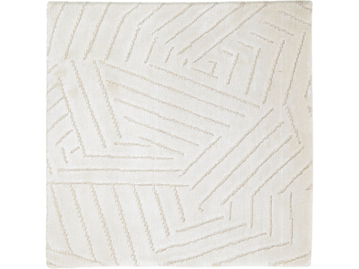 Modern Wool and Silk Custom Rug