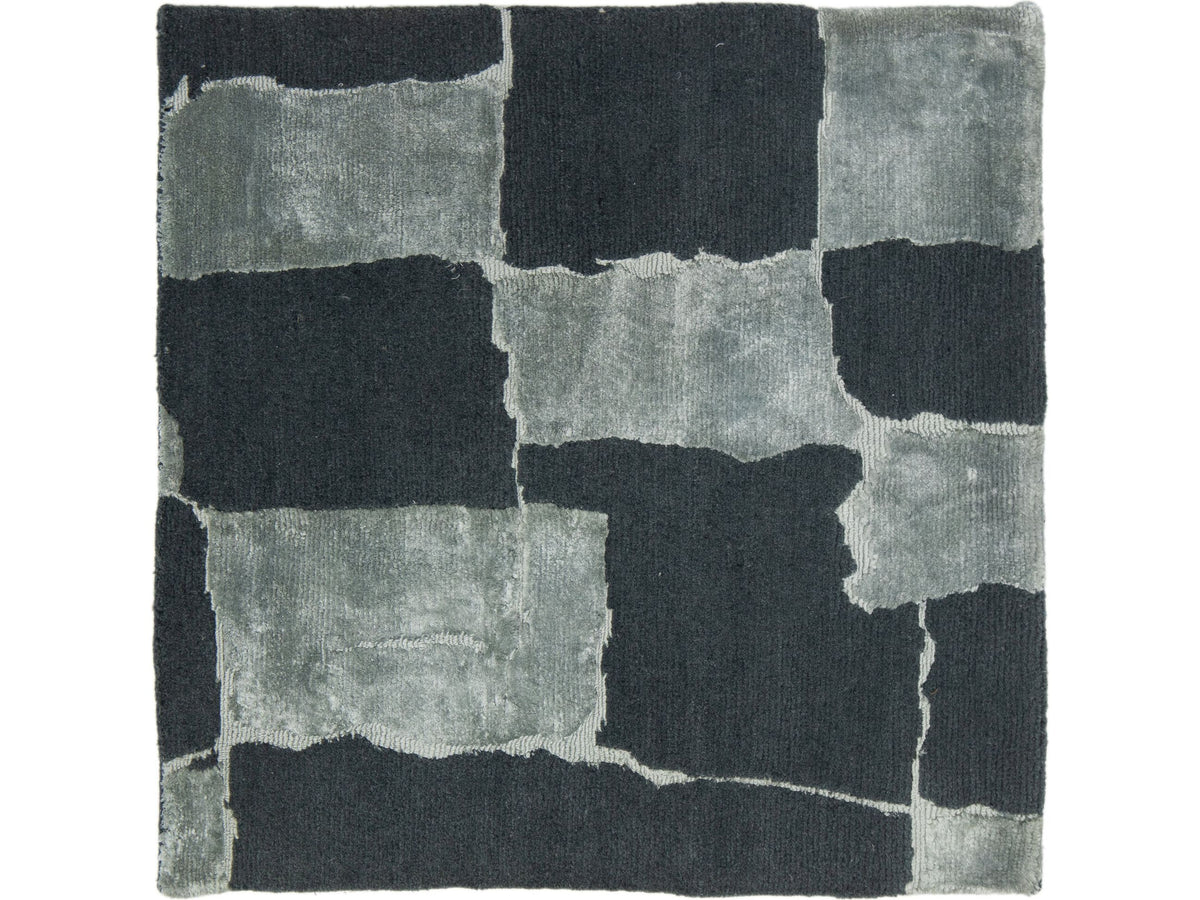 Modern Wool and Silk Custom Rug