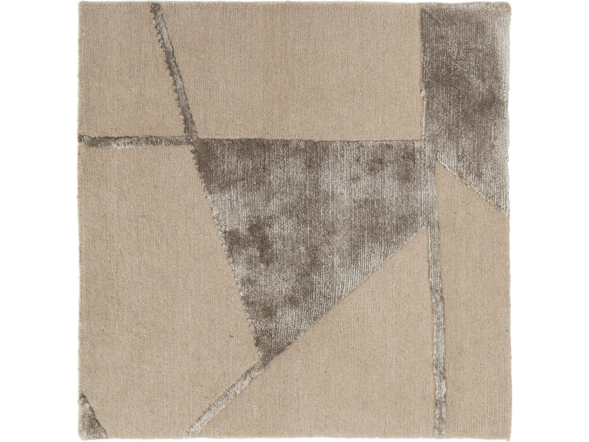 Modern Wool and Silk Custom Rug