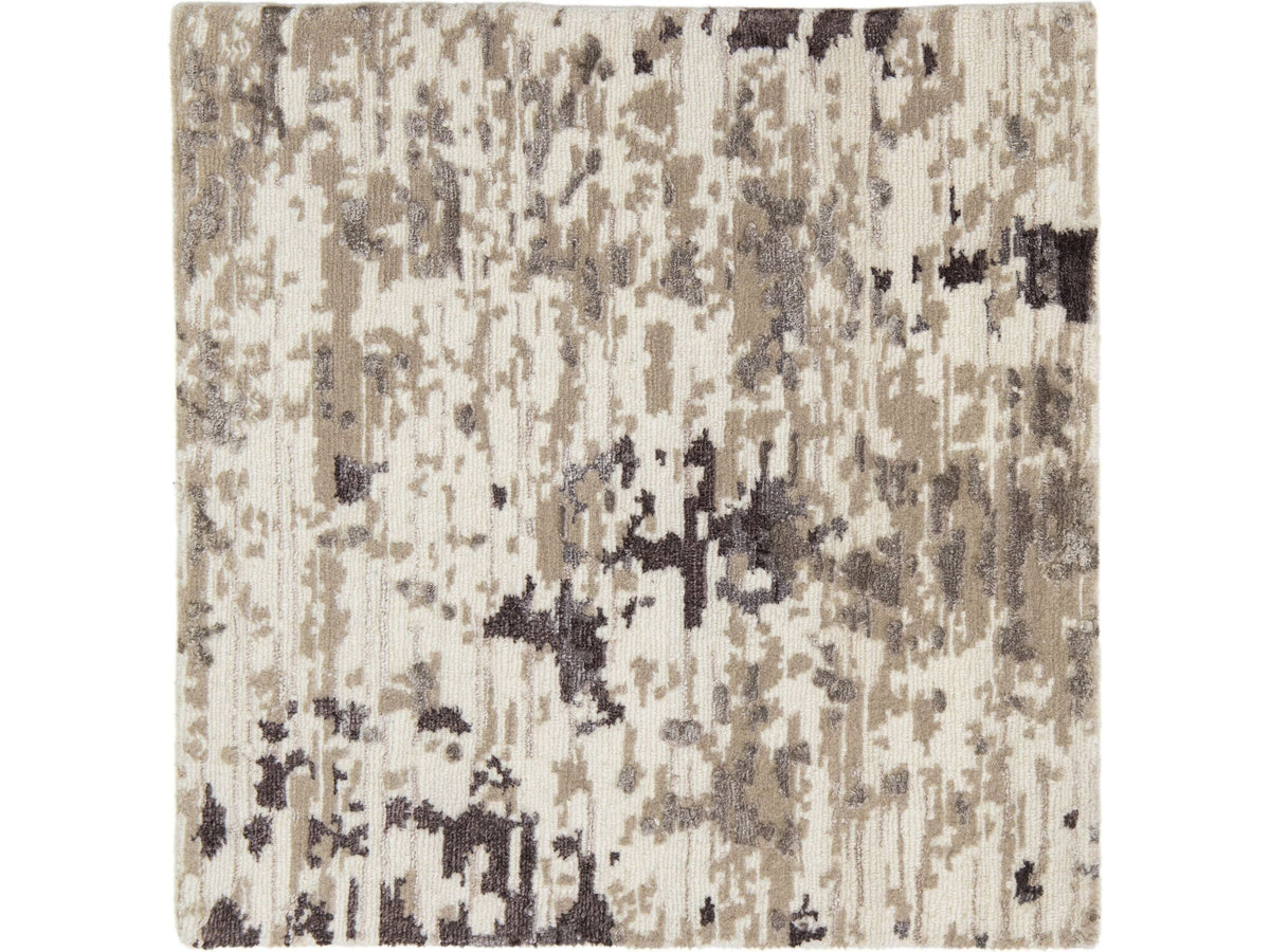 Modern Wool and Silk Custom Rug
