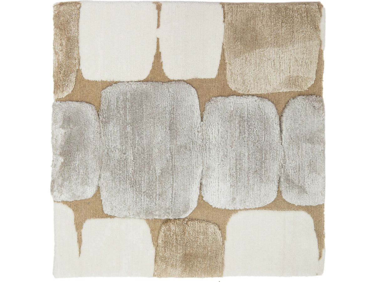 Modern Wool and Silk Custom Rug
