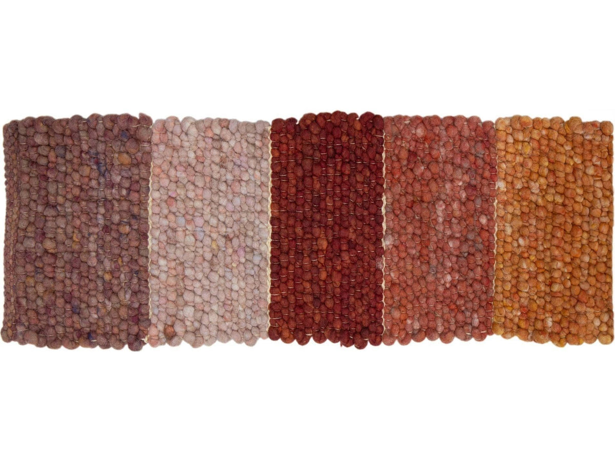 Modern Felted Wool Custom Rug