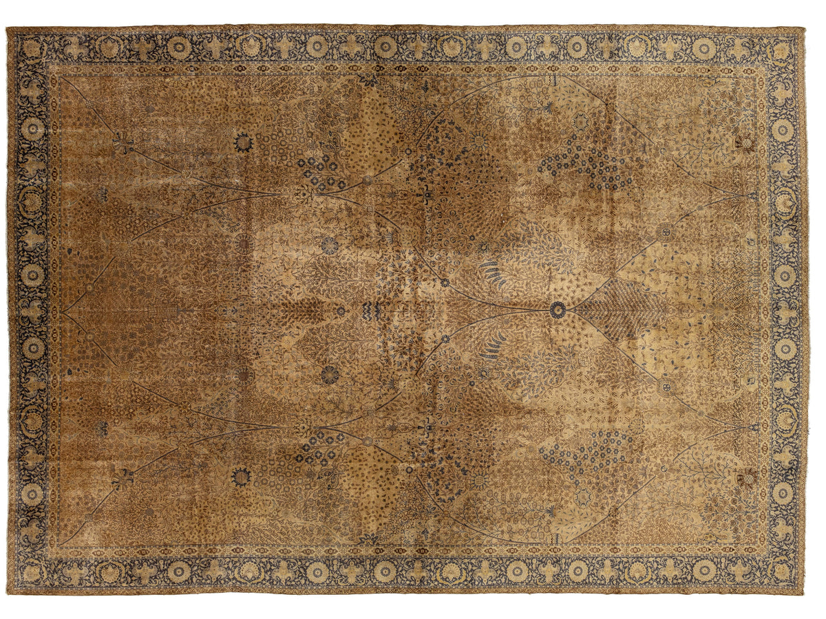 Antique Turkish Sivas Wool Rug 12 X 17