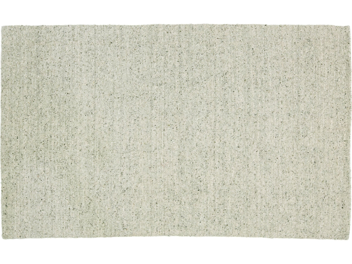 Modern Felted Wool Rug 5 X 8