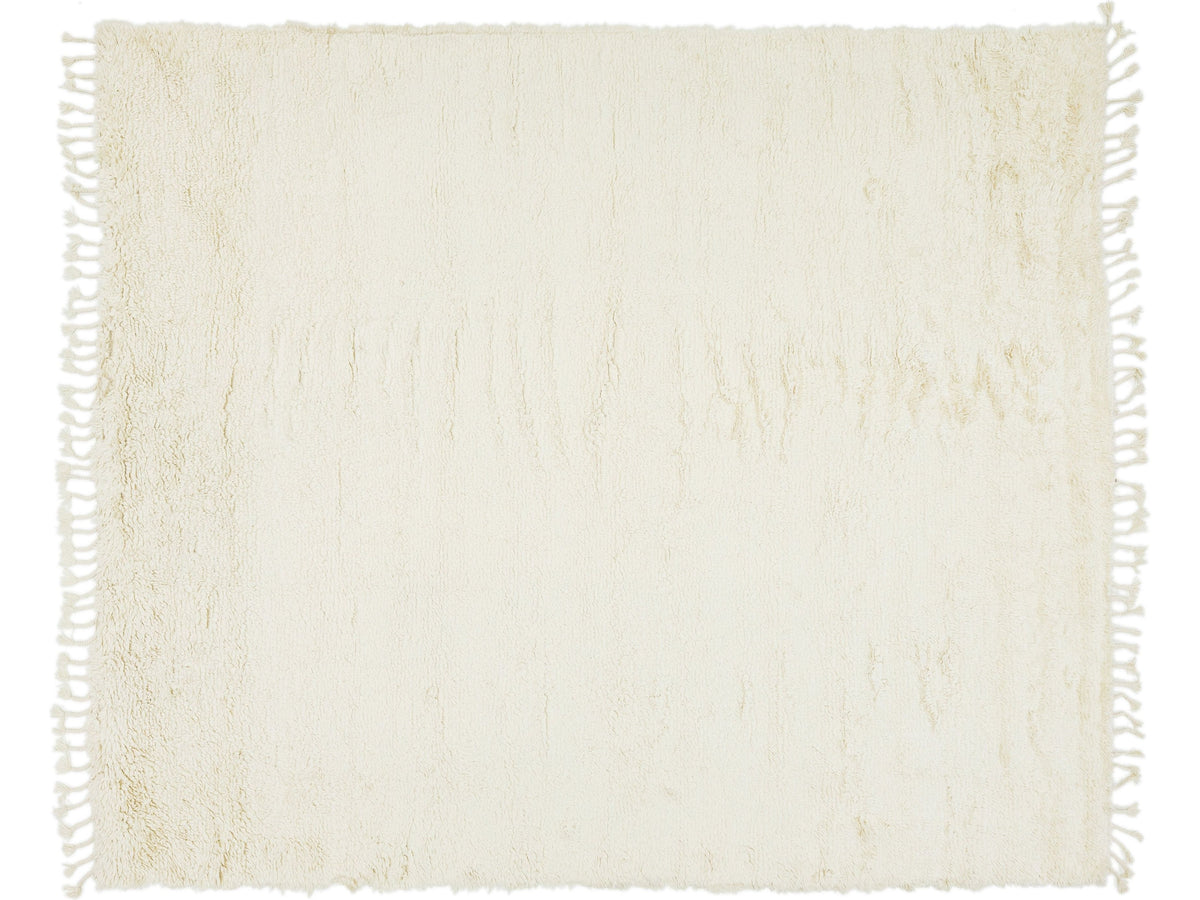Modern Moroccan Wool Rug 9 X 10