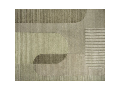 Modern Safi Collection Wool Rug 10 X 14