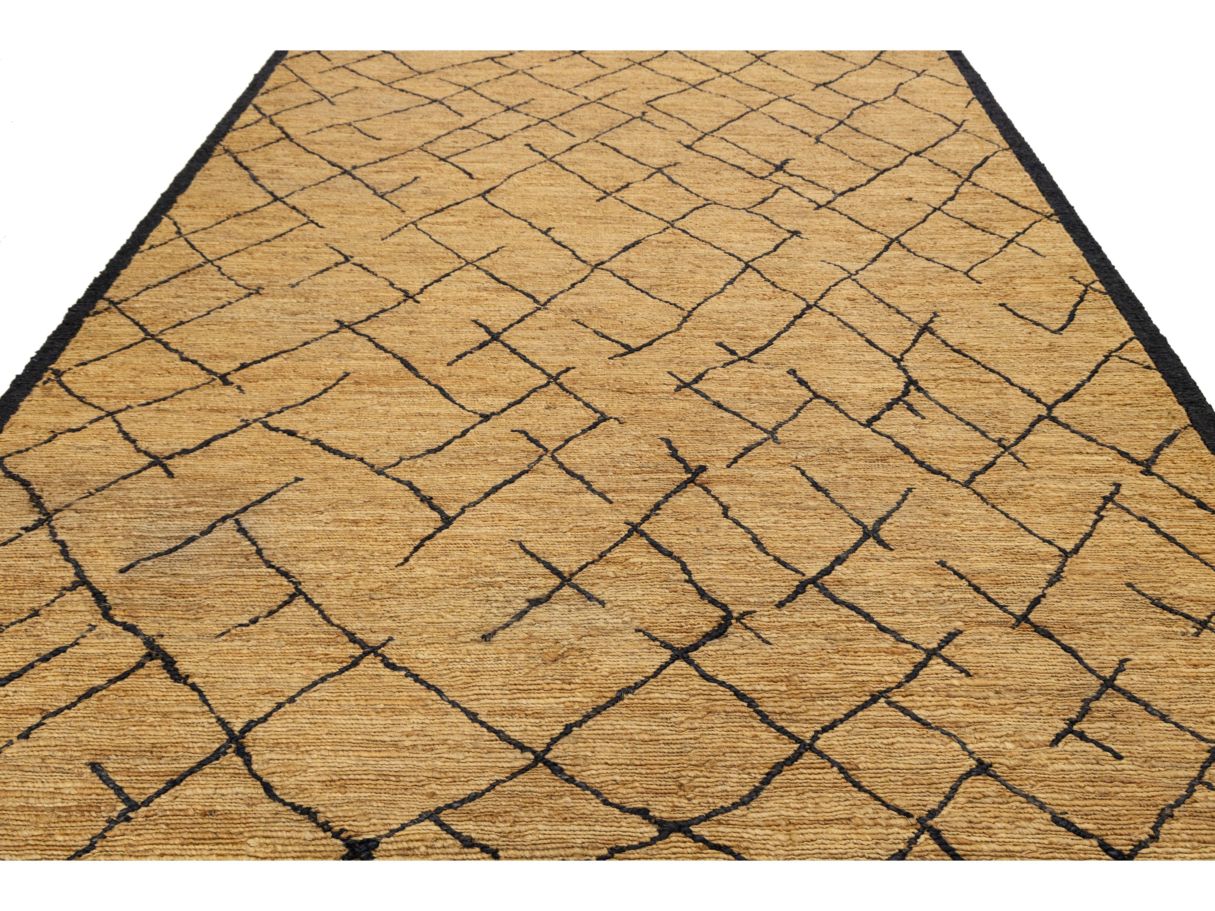 Contemporary Soumak Wool Rug 9 X 12