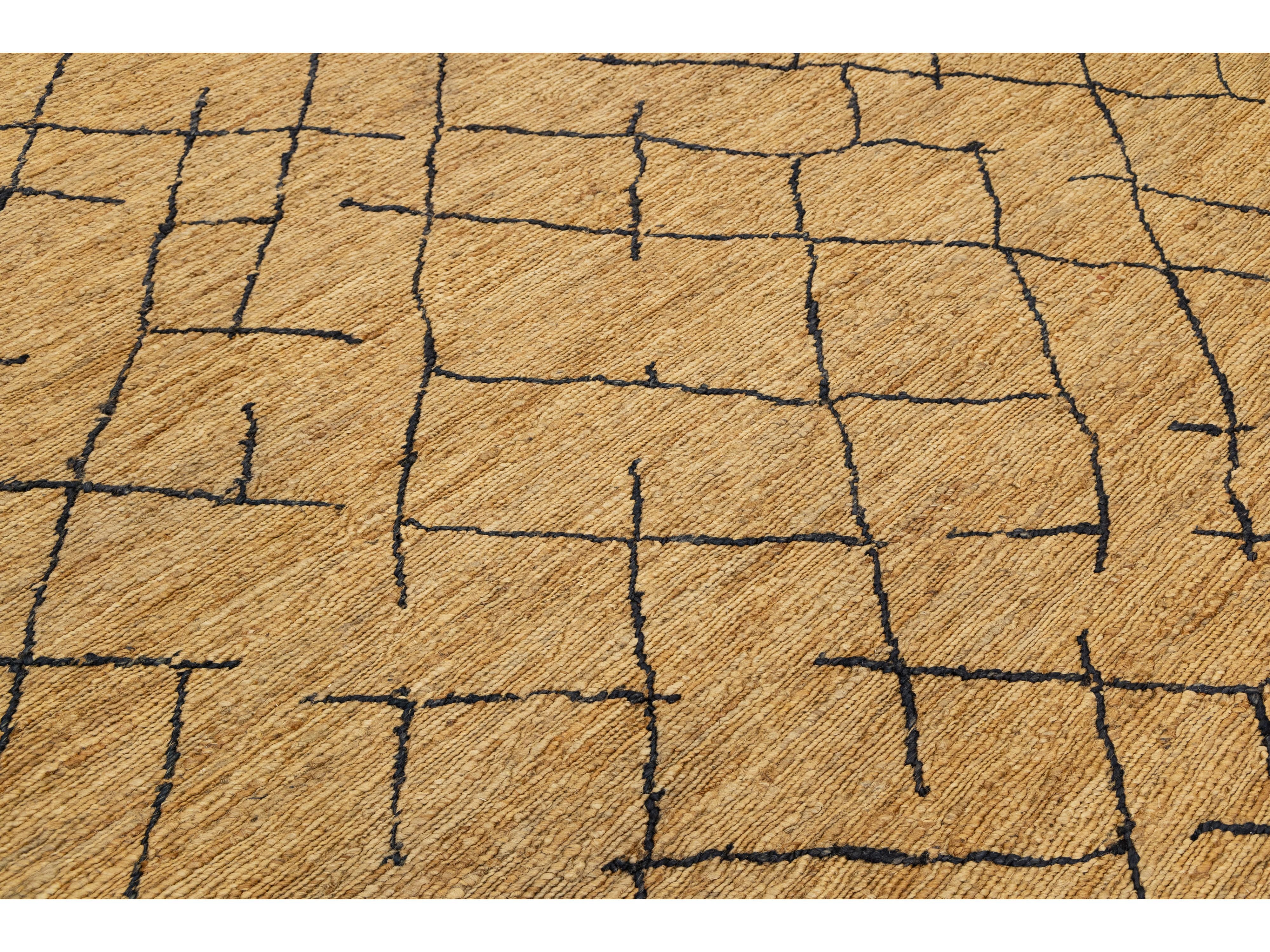 Contemporary Soumak Wool Rug 9 X 12