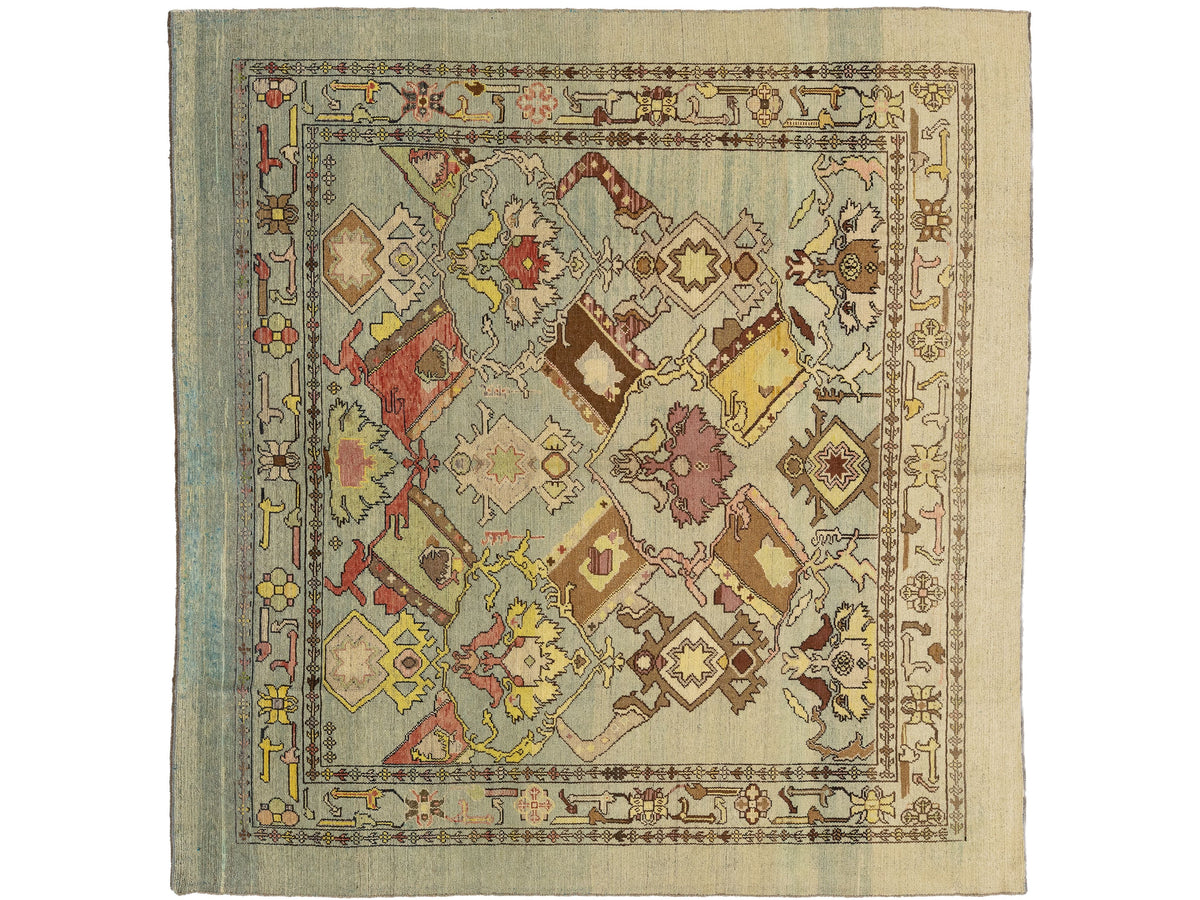 Vintage Revival Wool Rug 9 X 9