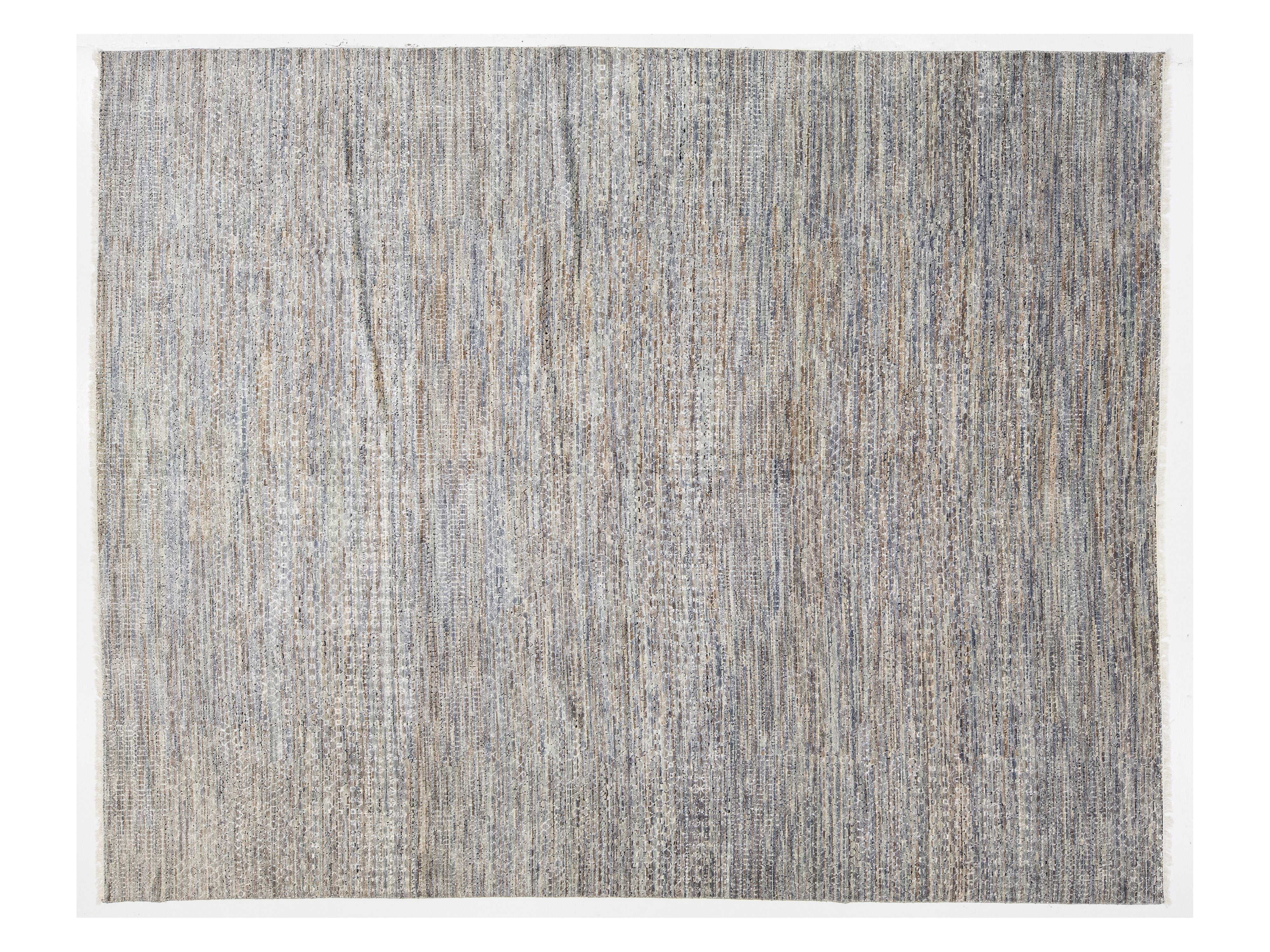 Modern Savannah Wool Rug 12 X 15