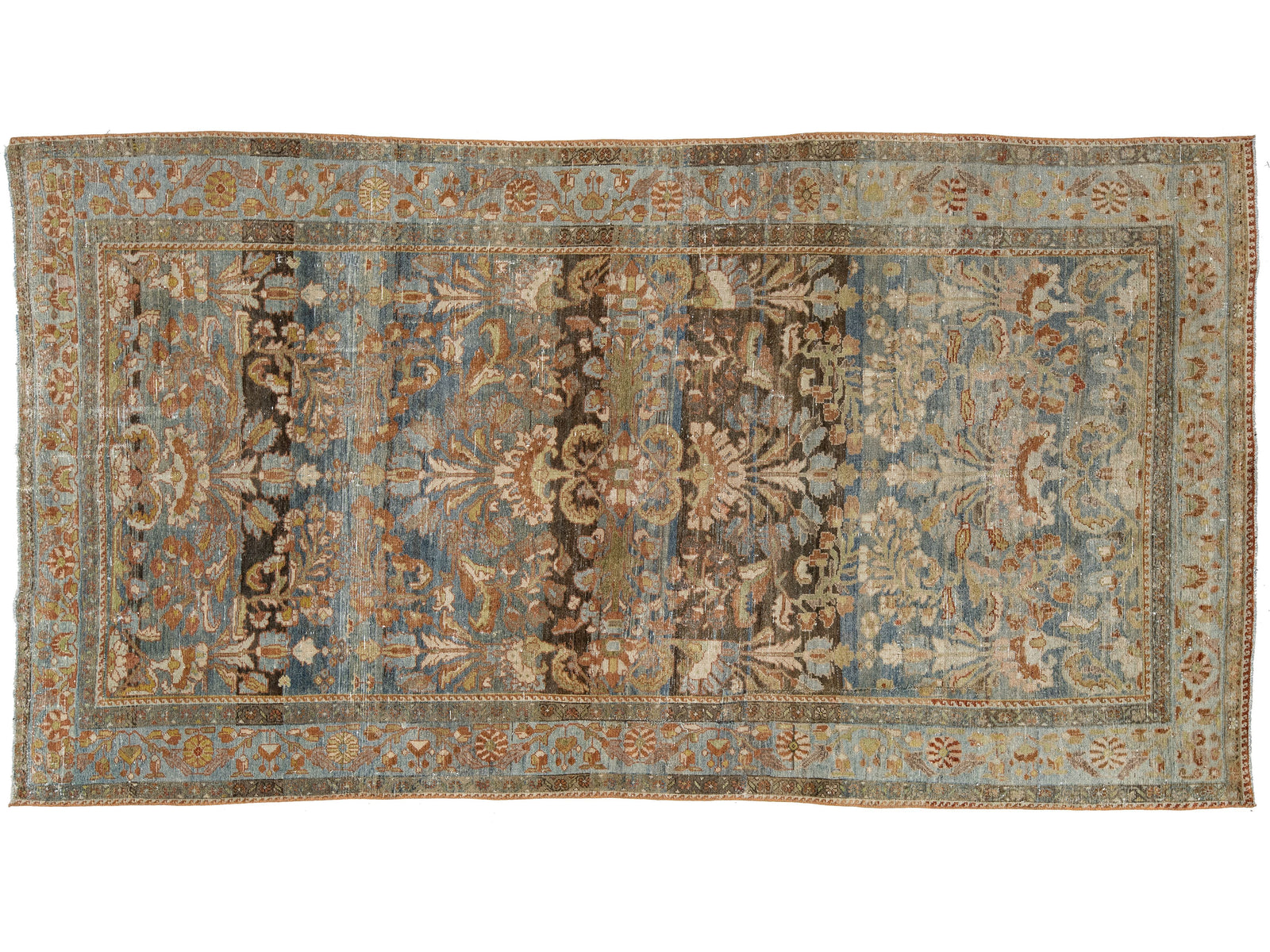 Antique Malayer Wool Rug 5 X 9