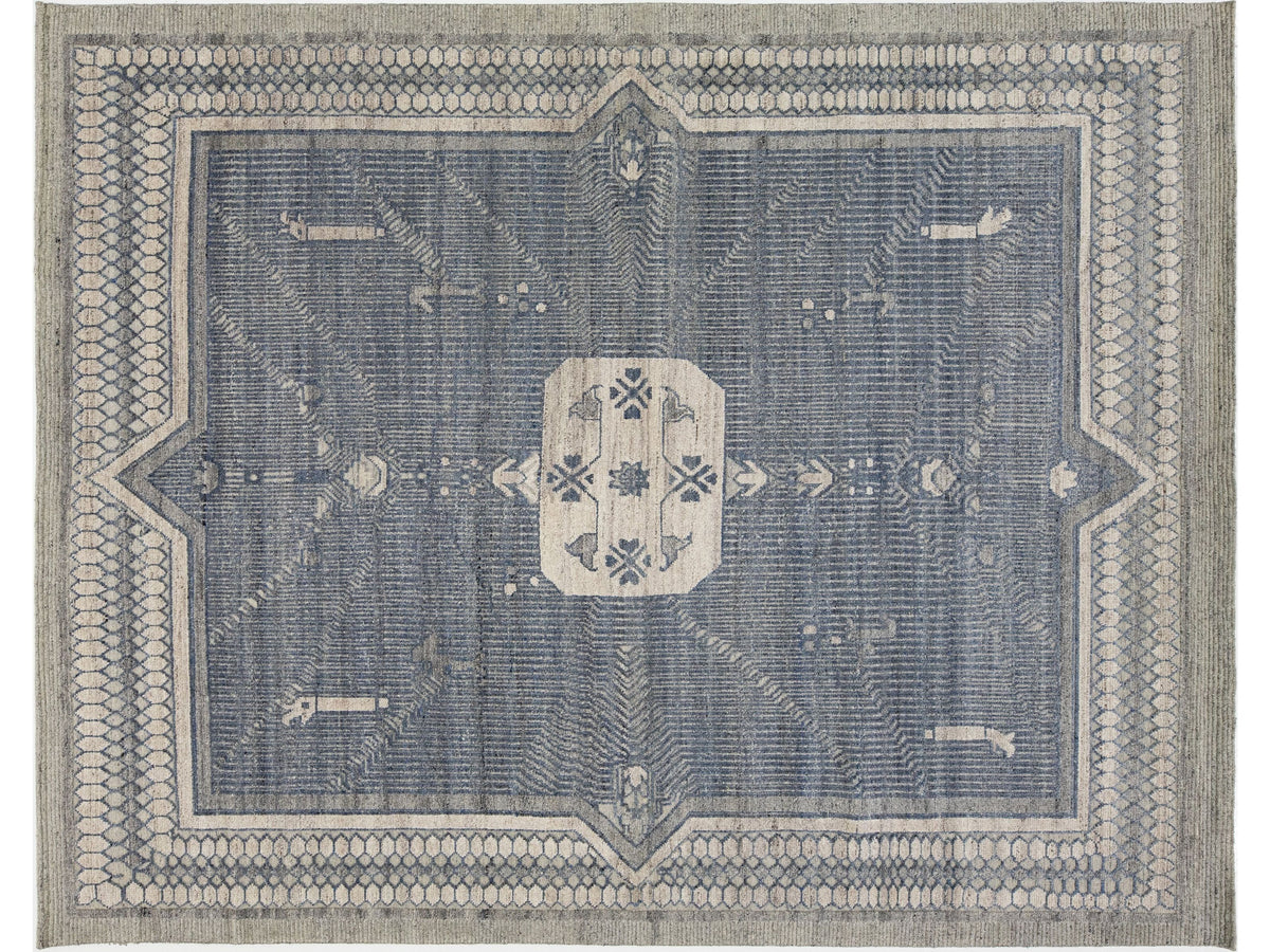 Transitional Oushak Wool Rug 9 X 12