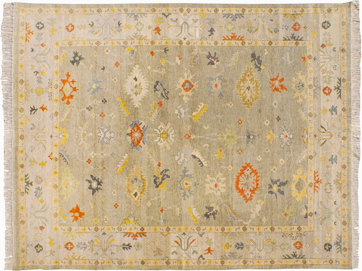Modern Oushak Wool Rug 8 X 10 -Made to order-