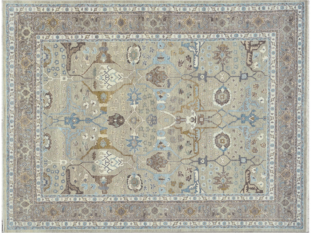 Modern Oushak Wool Rug 8 X 10 -Made to order-