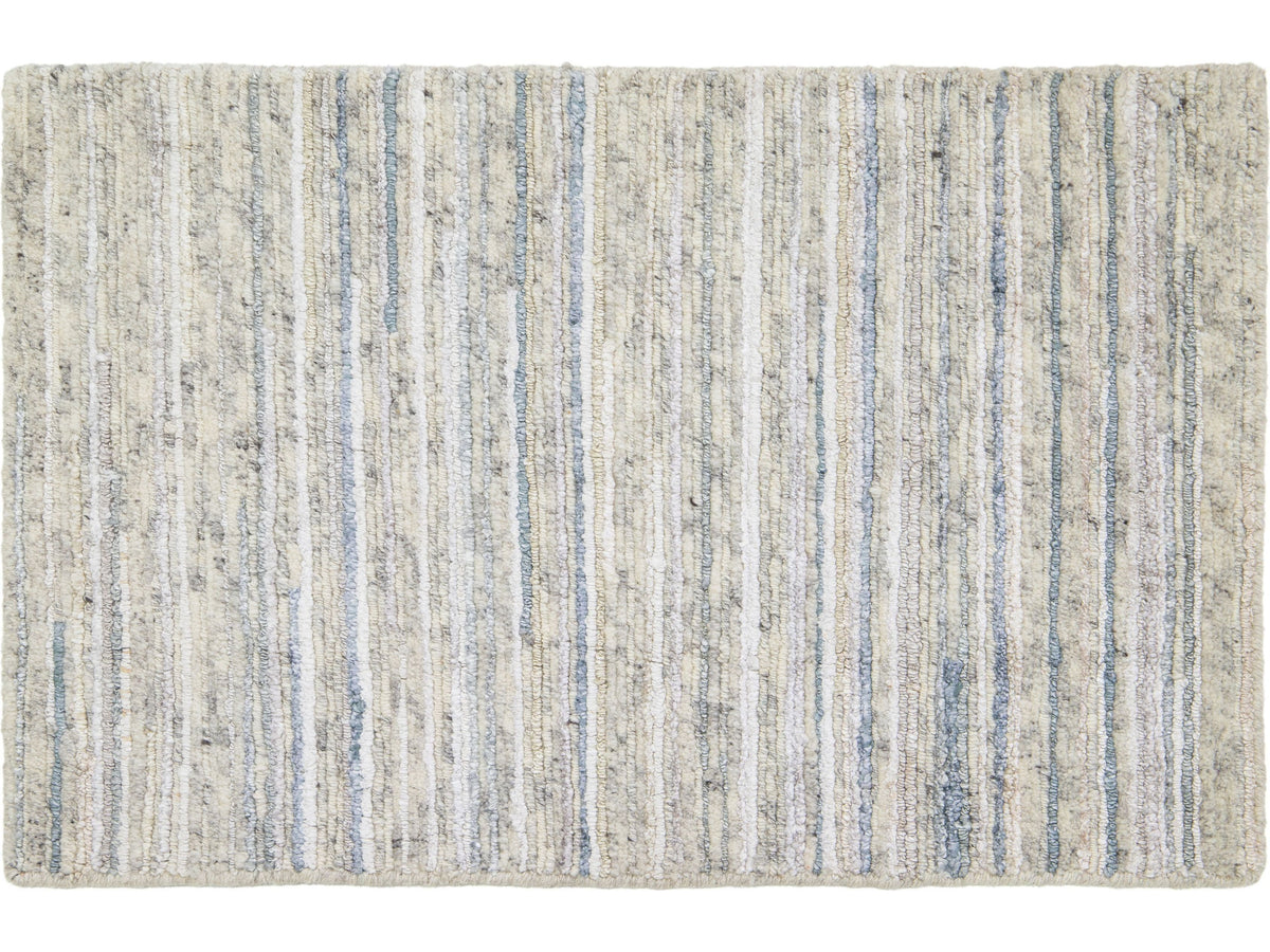 Modern Wool and Viscose Custom Rug