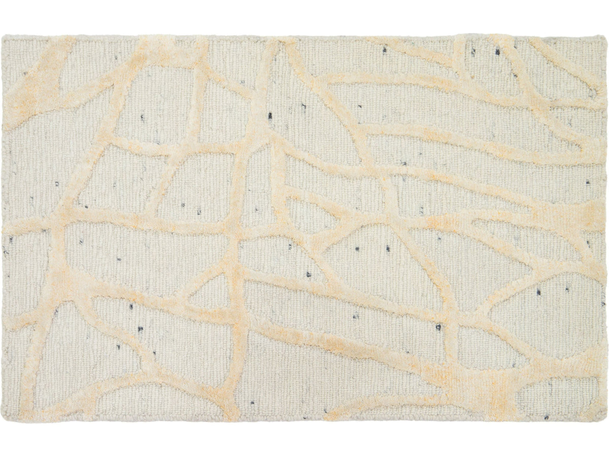 Modern Wool and Viscose Custom Rug