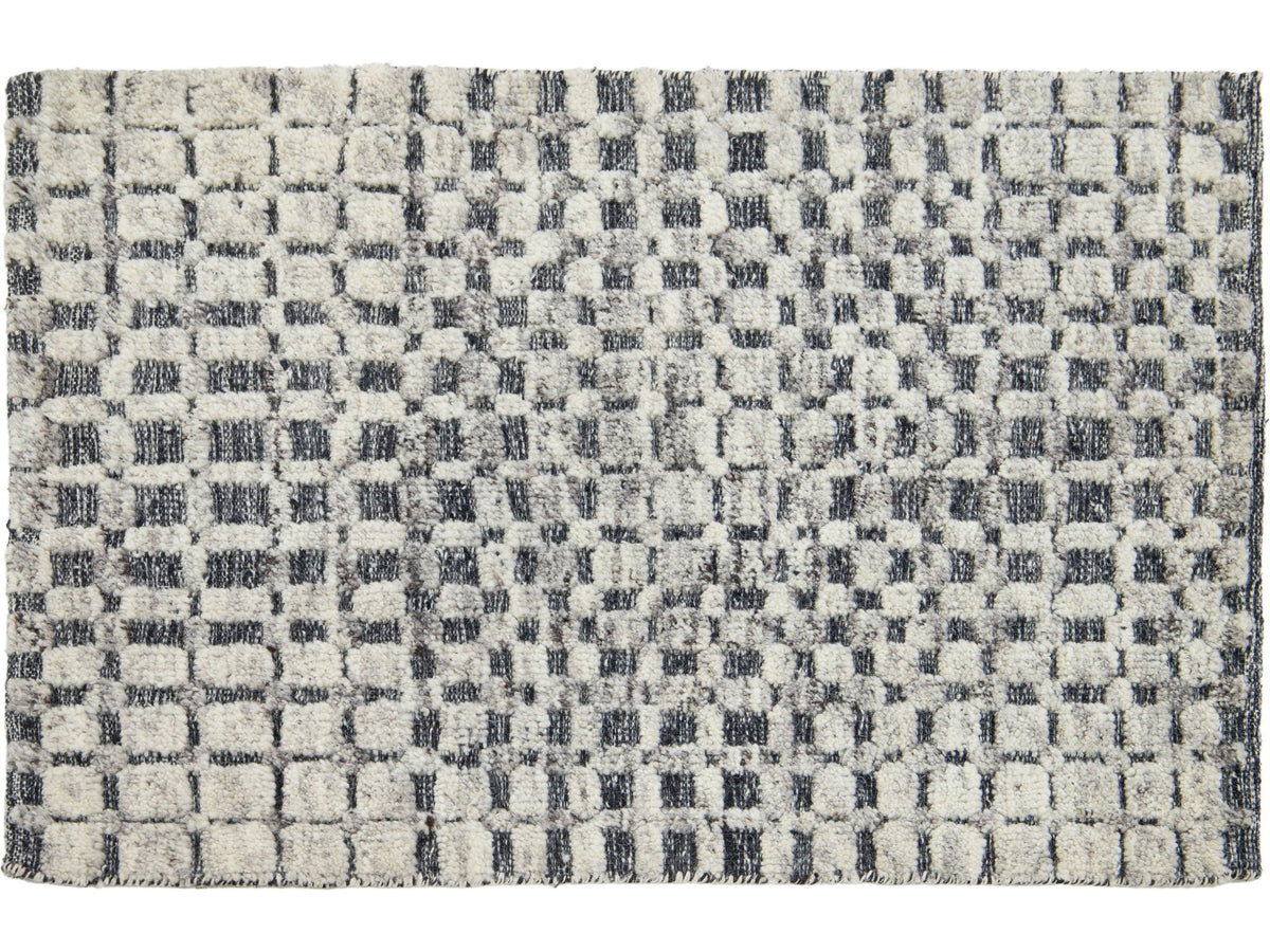 Modern Moroccan Wool Custom Rug