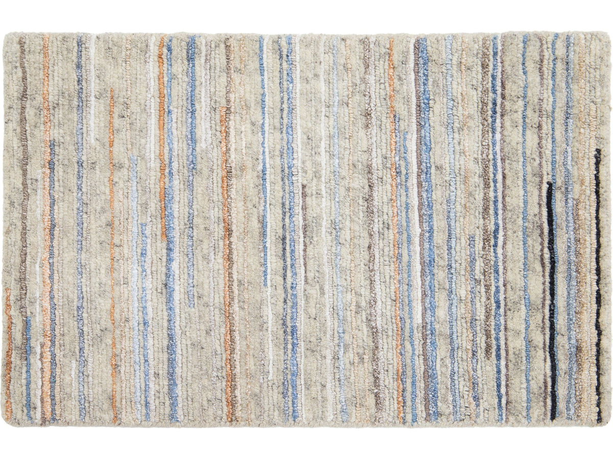Modern Wool and Viscose Custom Rug