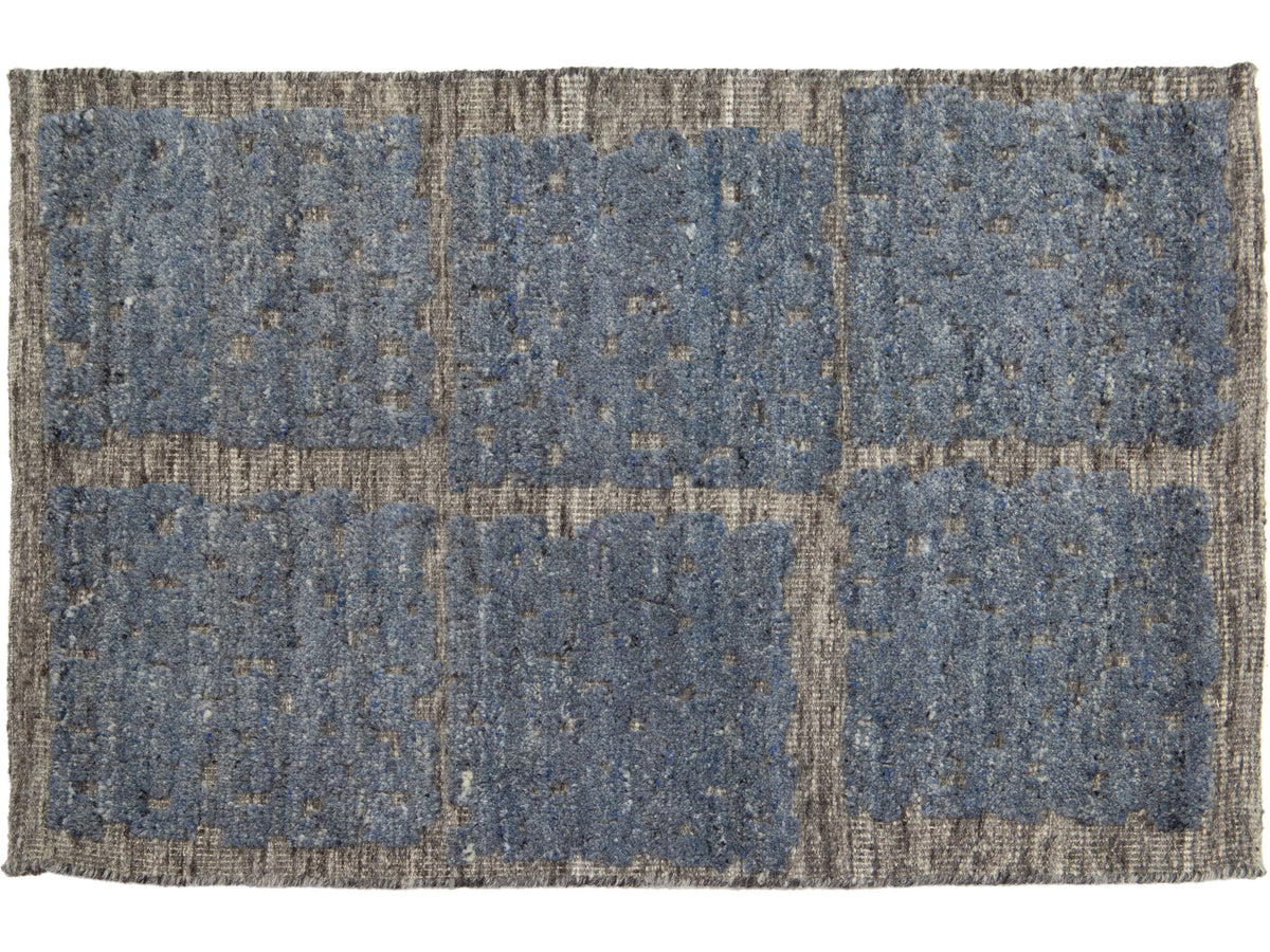 Modern Moroccan Wool Custom Rug