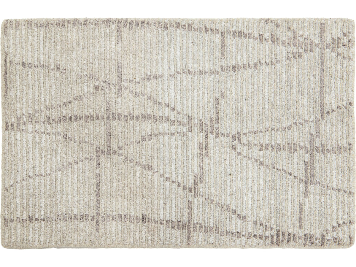 Modern Wool and Viscose Custom Rug