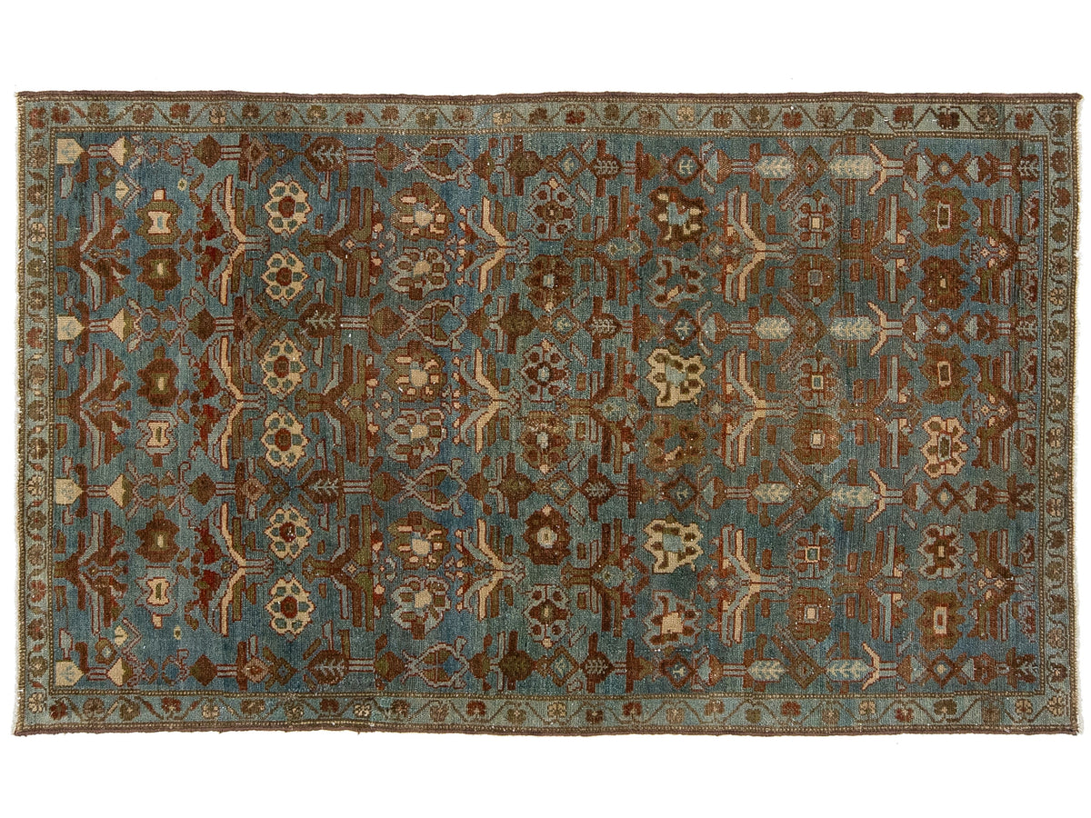 Antique Bidjar Wool Rug 4 X 6