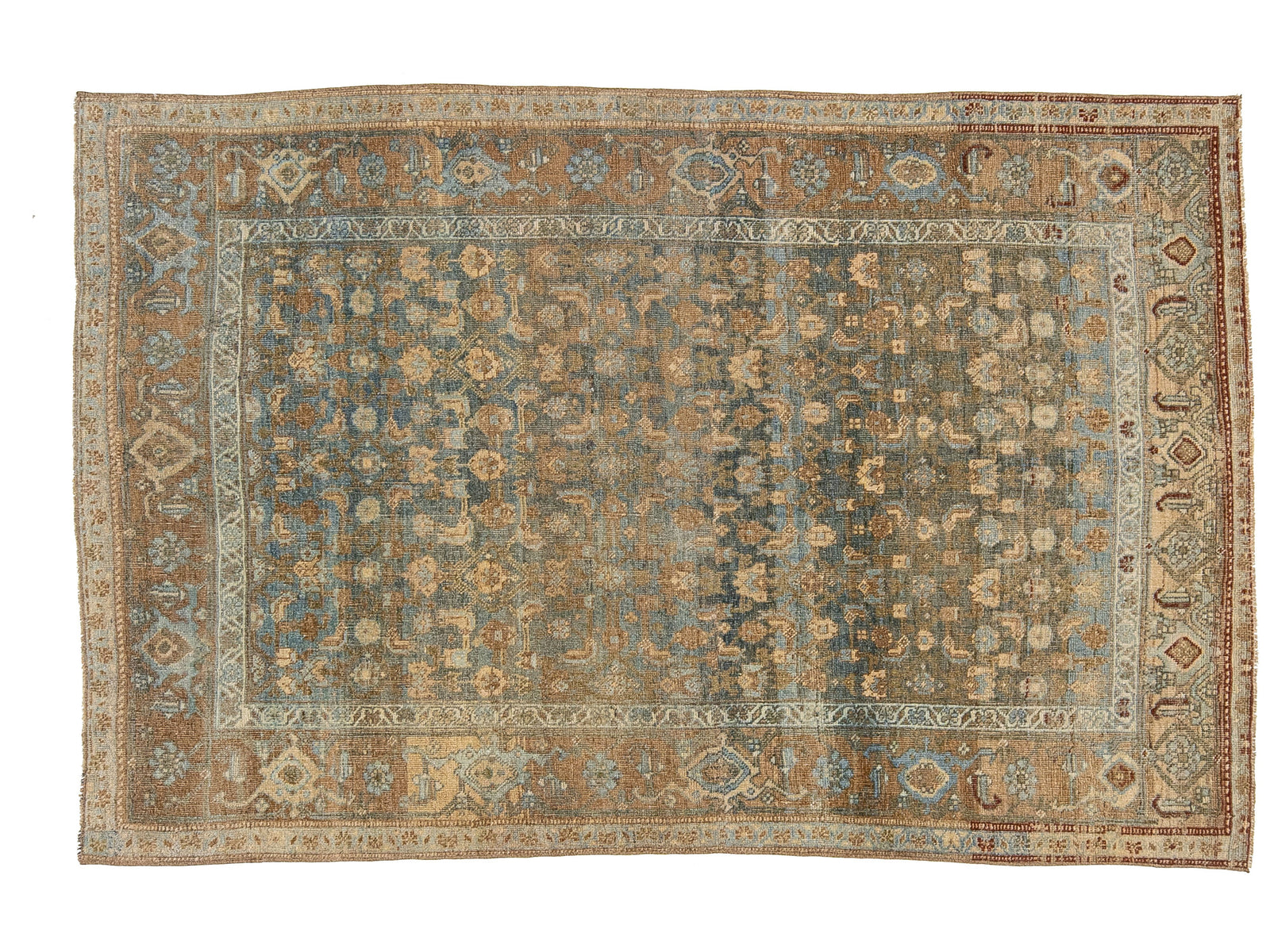 Antique Malayer Wool Rug 4 X 7