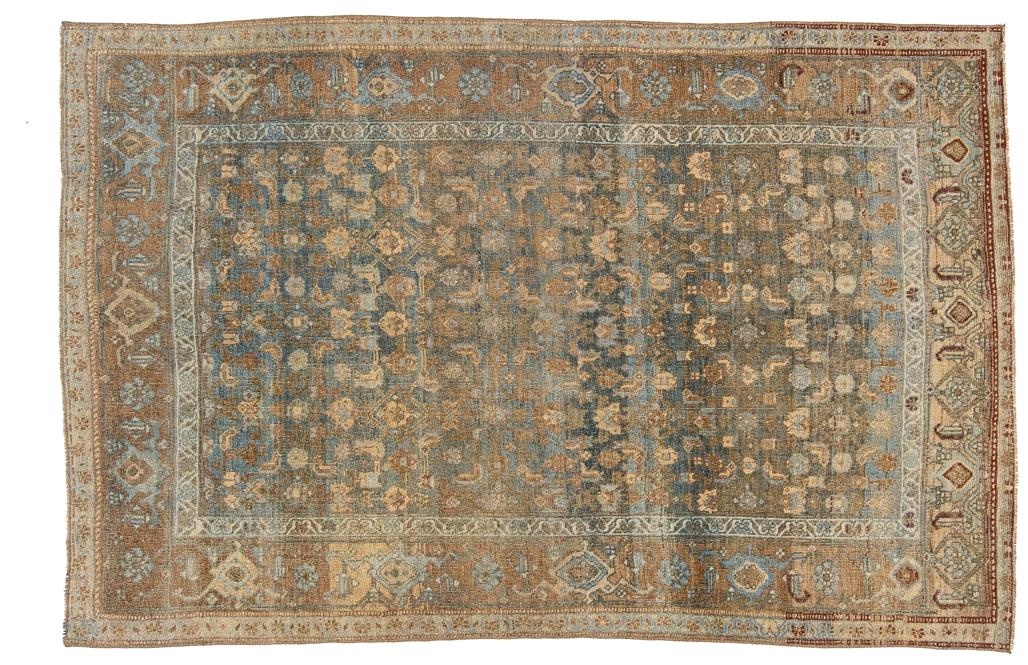 Antique Malayer Wool Rug 4 X 7