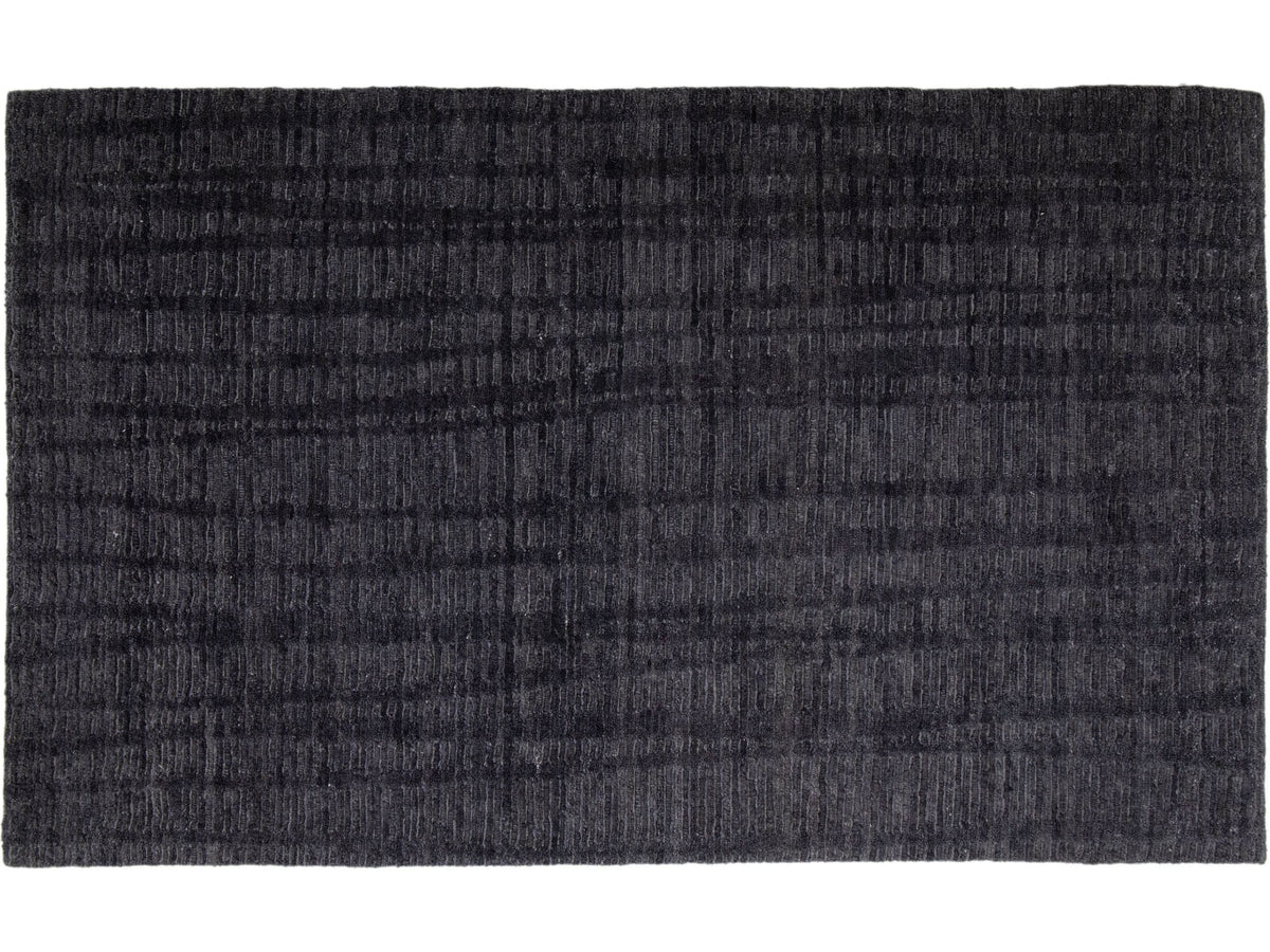 Contemporary Wool and Linen Custom Rug