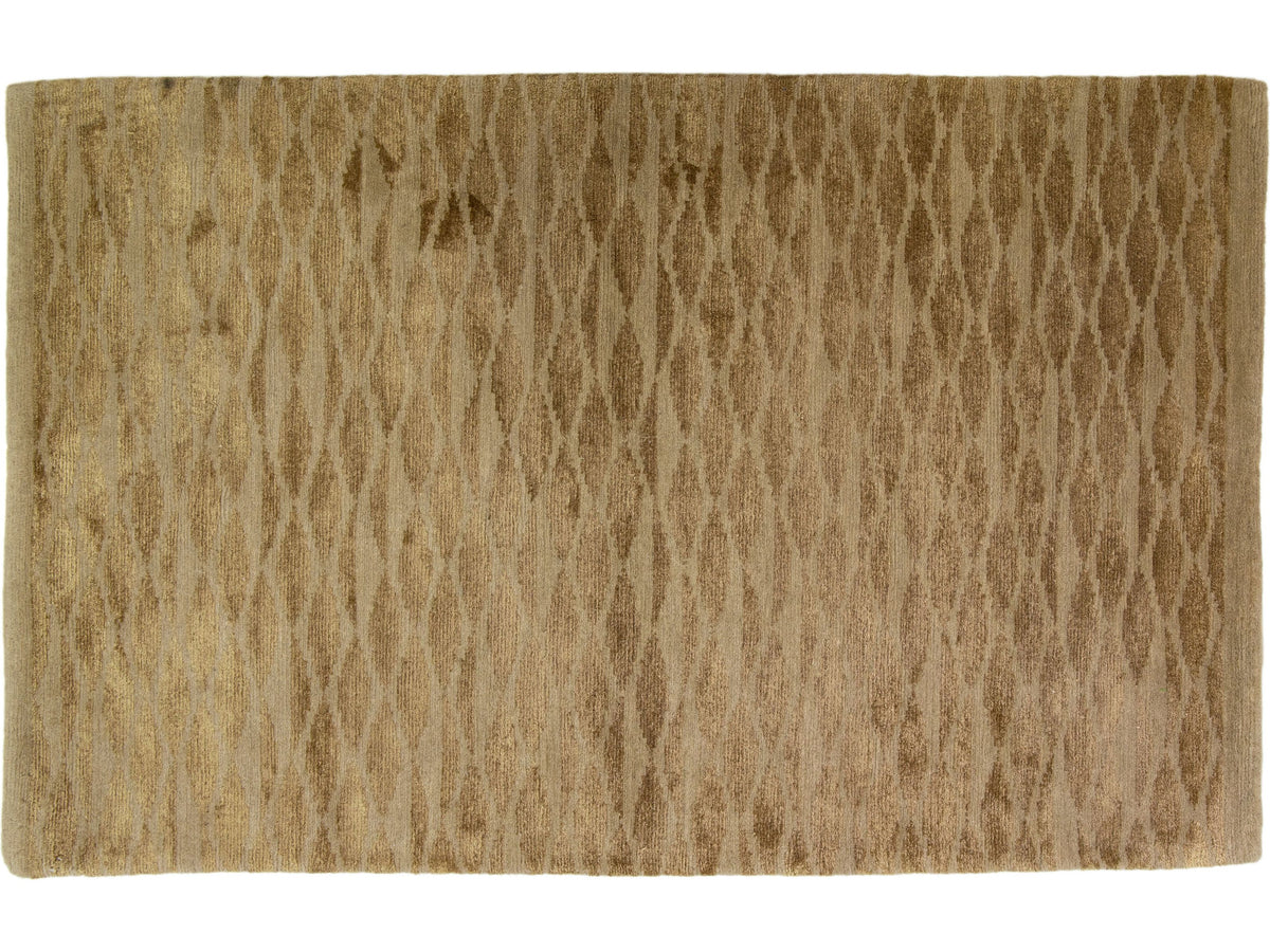 Contemporary Wool and Silk Custom Rug
