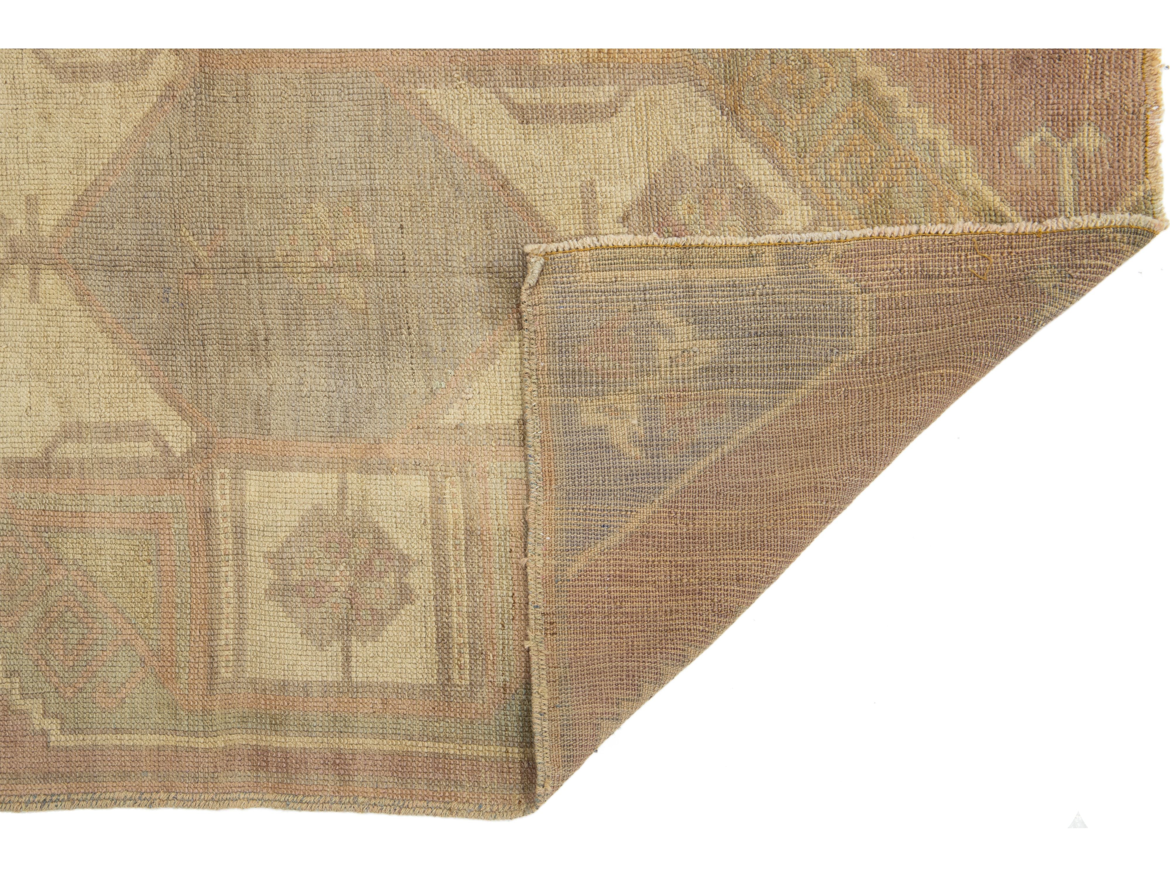 Vintage Turkish Anatolian Wool Rug 3 X 5