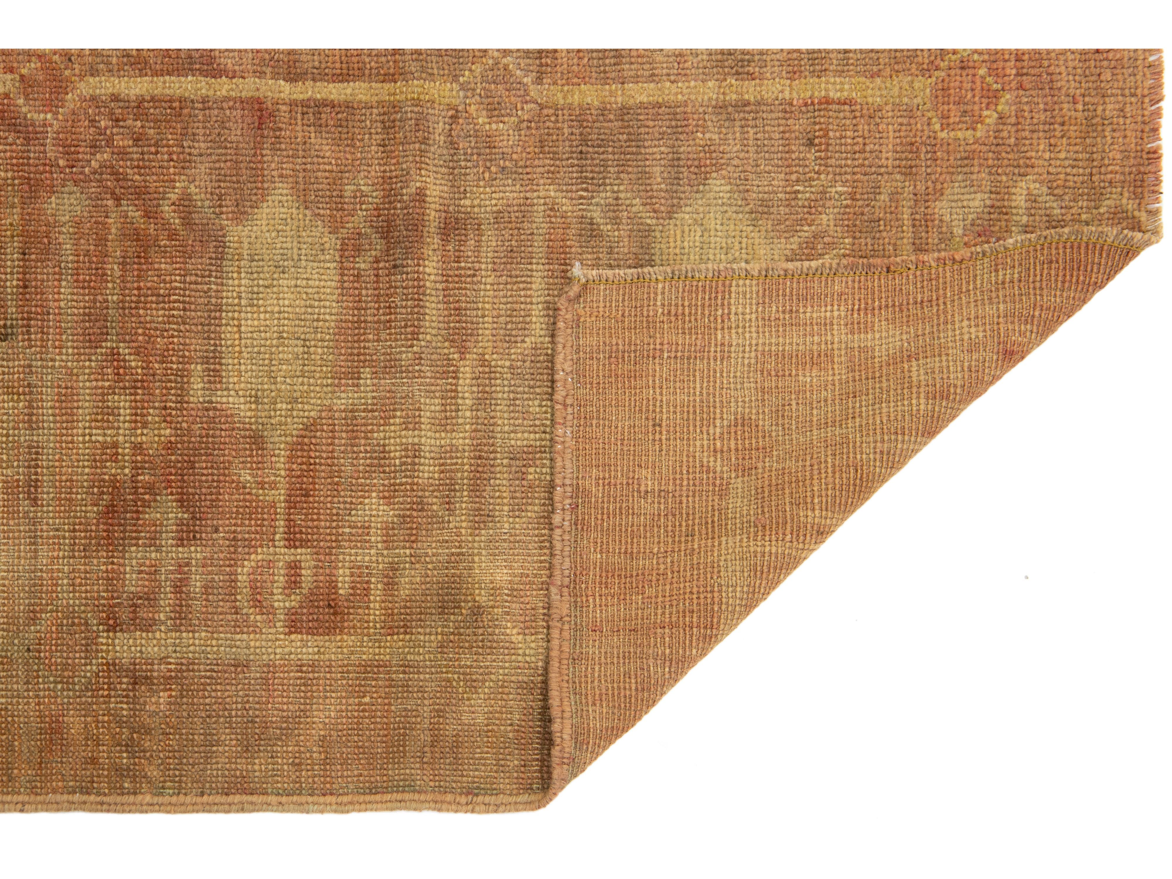 Vintage Turkish Anatolian Wool Runner Rug 2 X 7