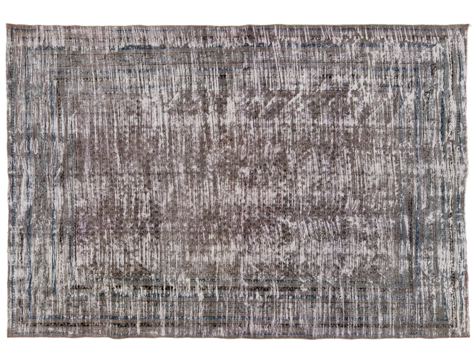 Antique Tabriz Wool Rug 7 X 10