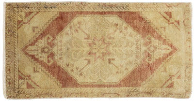 Antique Turkish Oushak Wool Rug 2 X 3