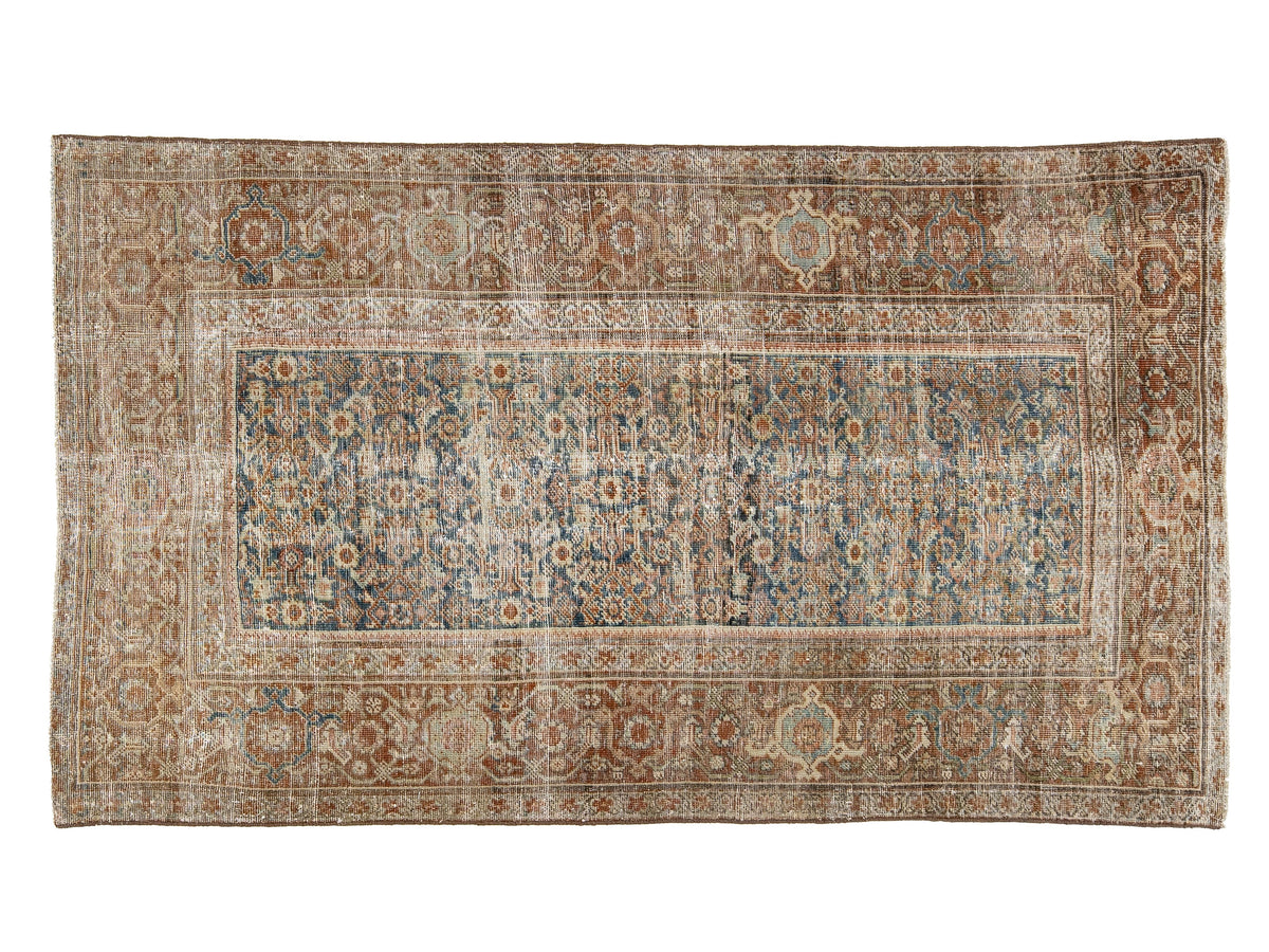 Antique Mahal Wool Rug 4 X 7